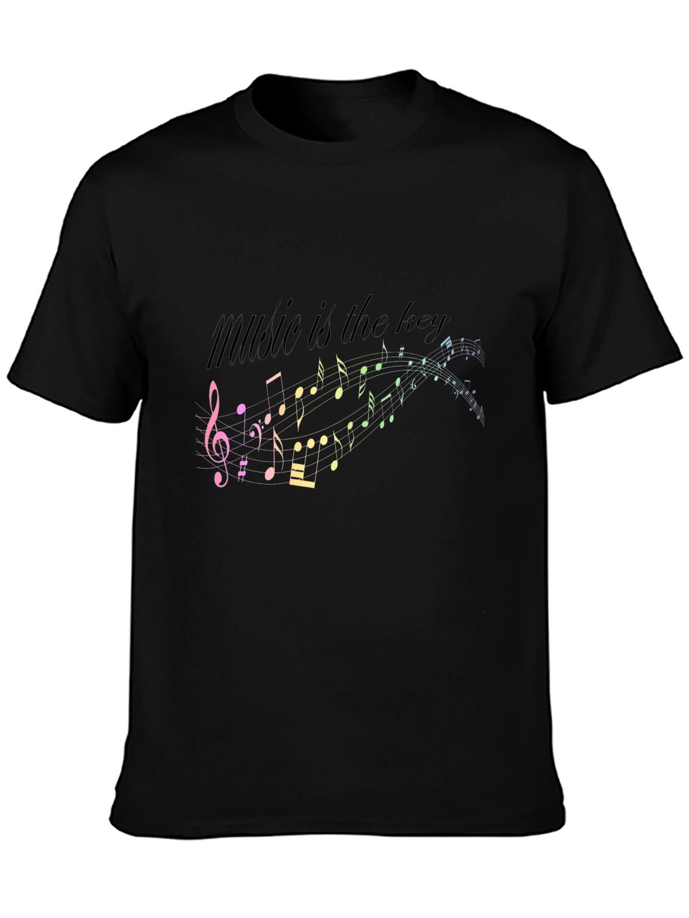 Music Is the Key Graphic T-Shirt