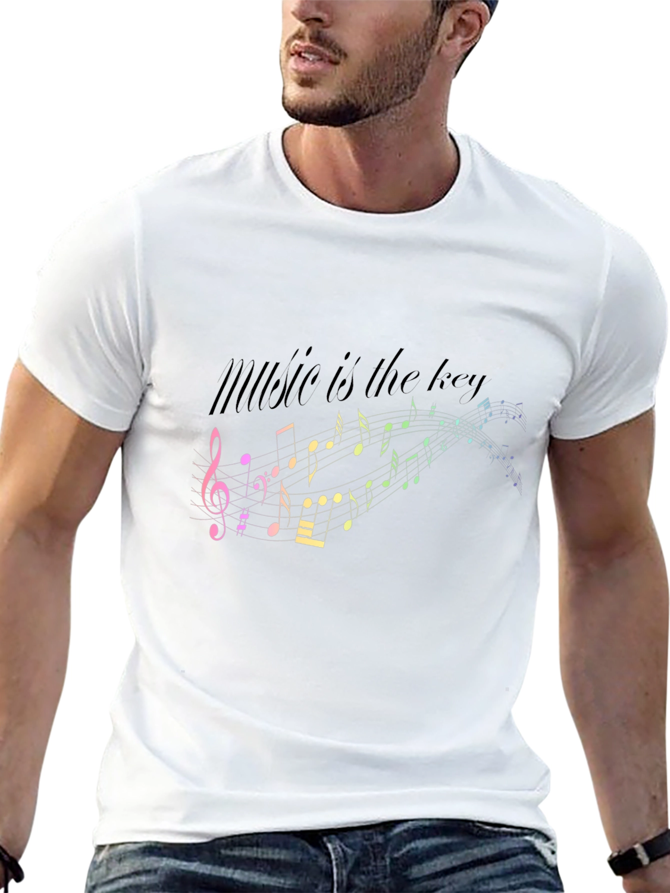 Music Is the Key Graphic T-Shirt