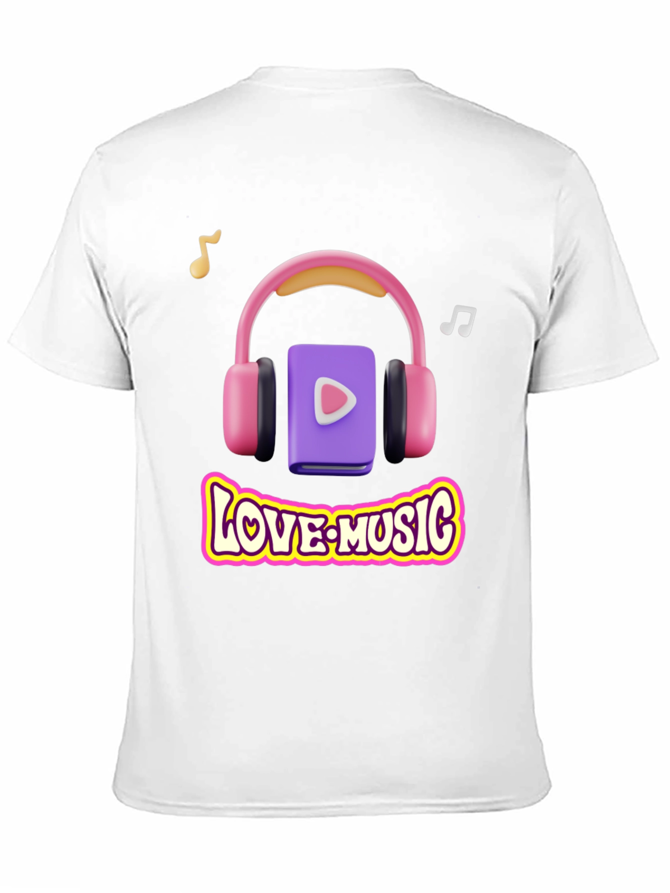 Love Music Graphic Tee - Stylish Music Lover T-Shirt