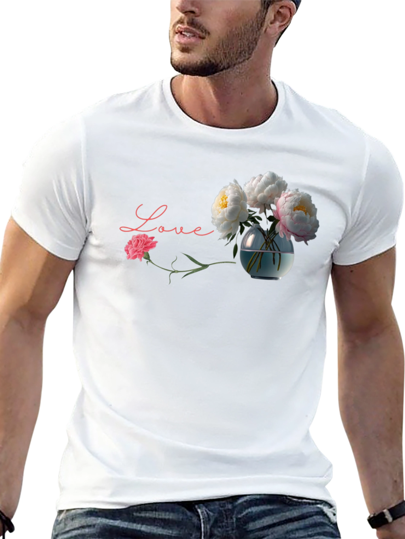 Love & Flowers Graphic Tee