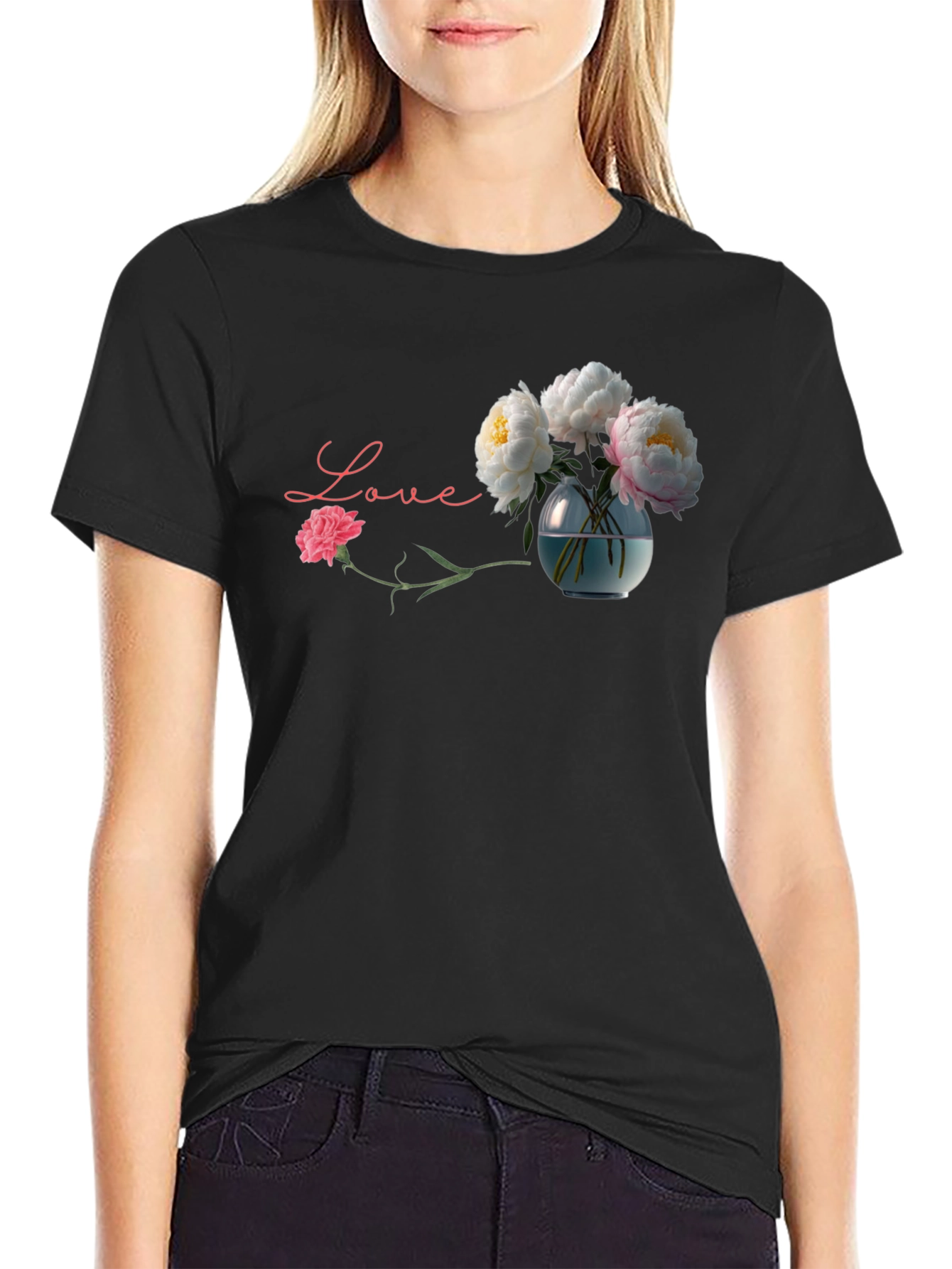 Love & Flowers Graphic Tee