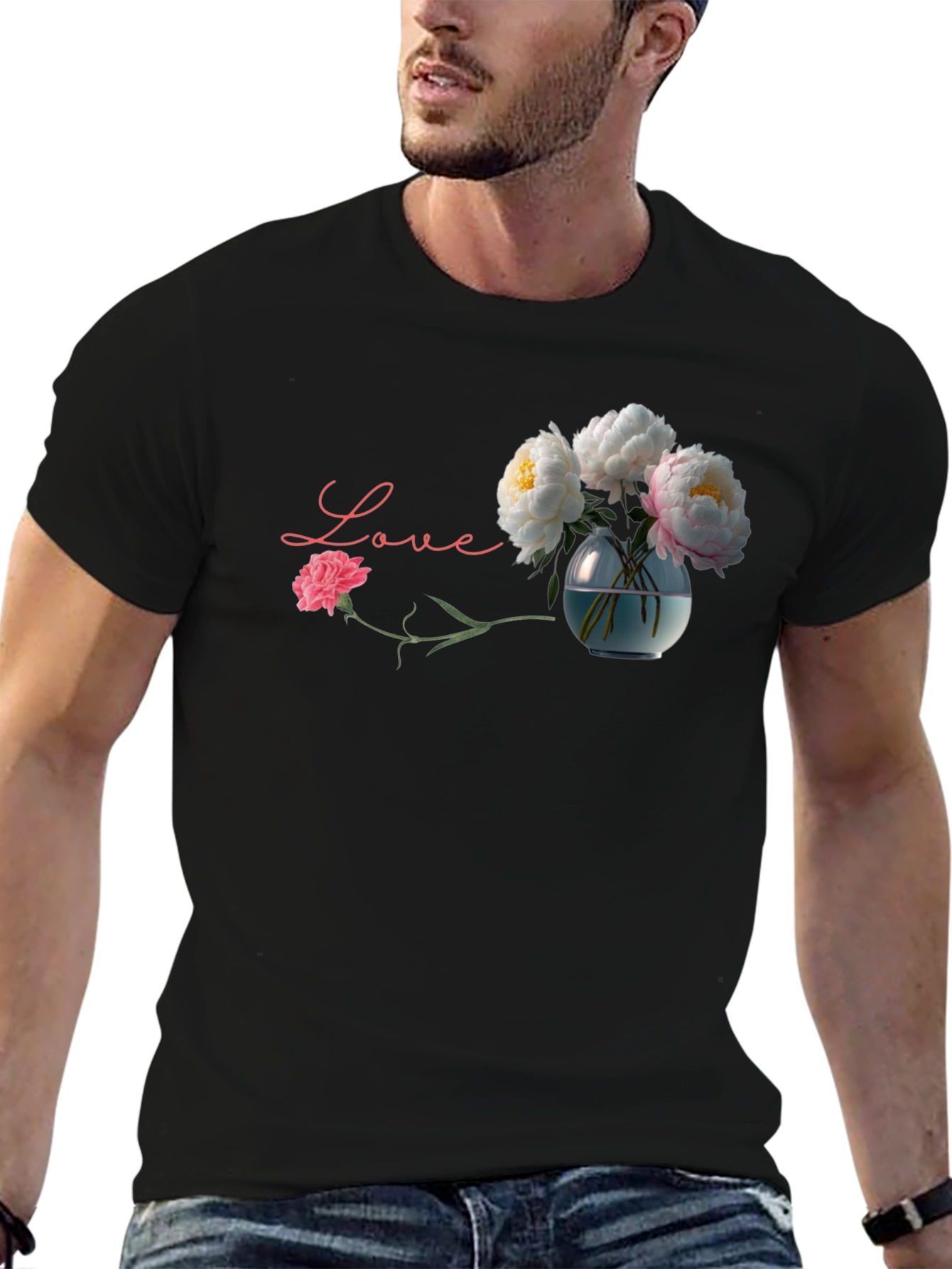 Love & Flowers Graphic Tee
