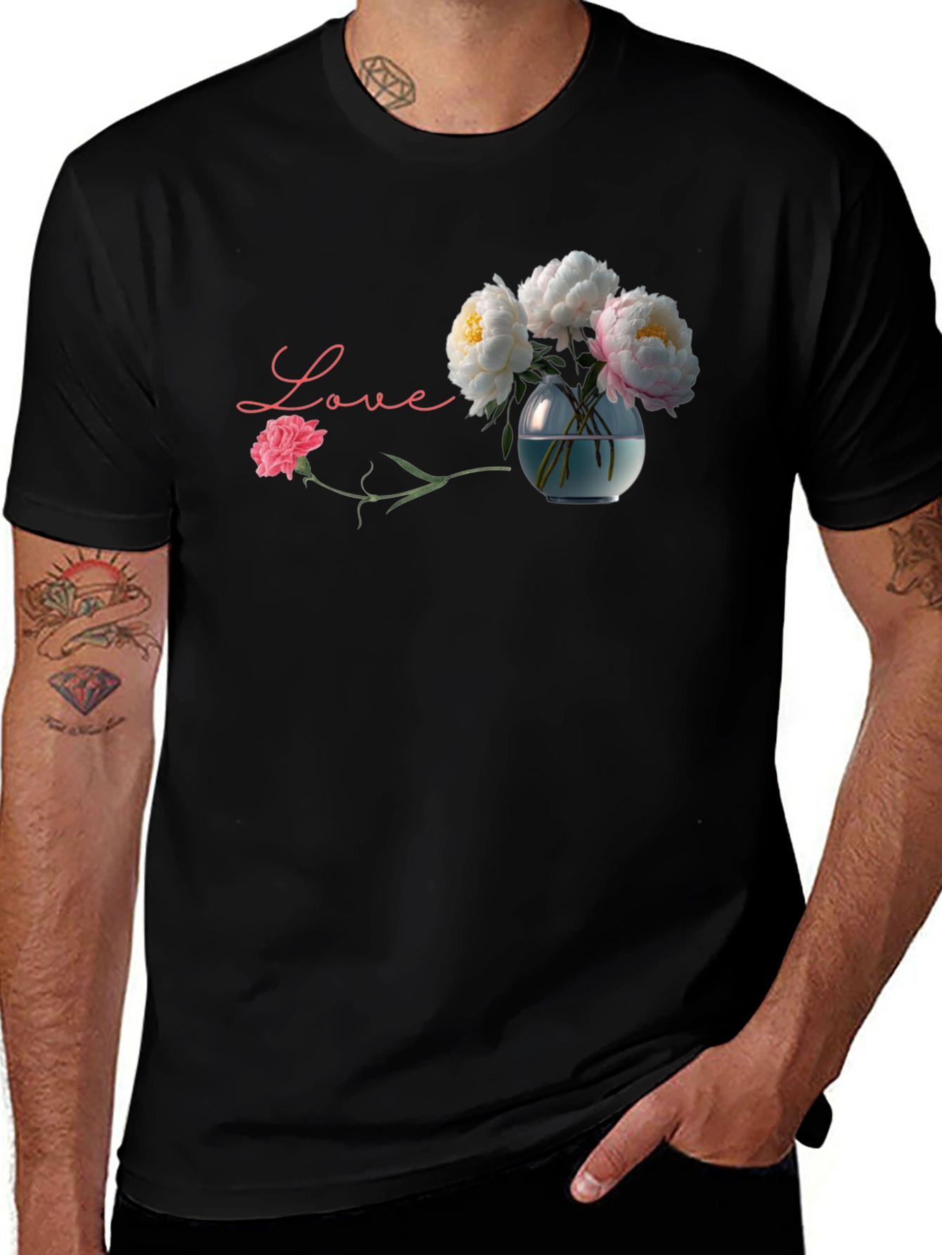 Love & Flowers Graphic Tee