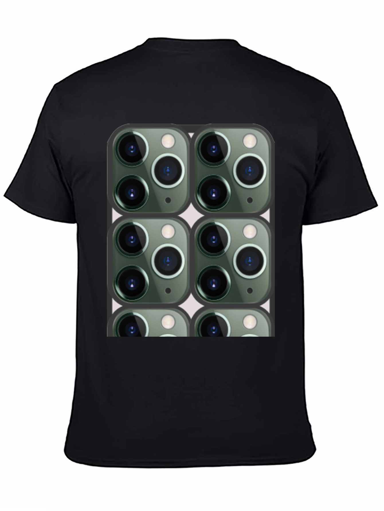 Novelty Camera Print T-Shirt