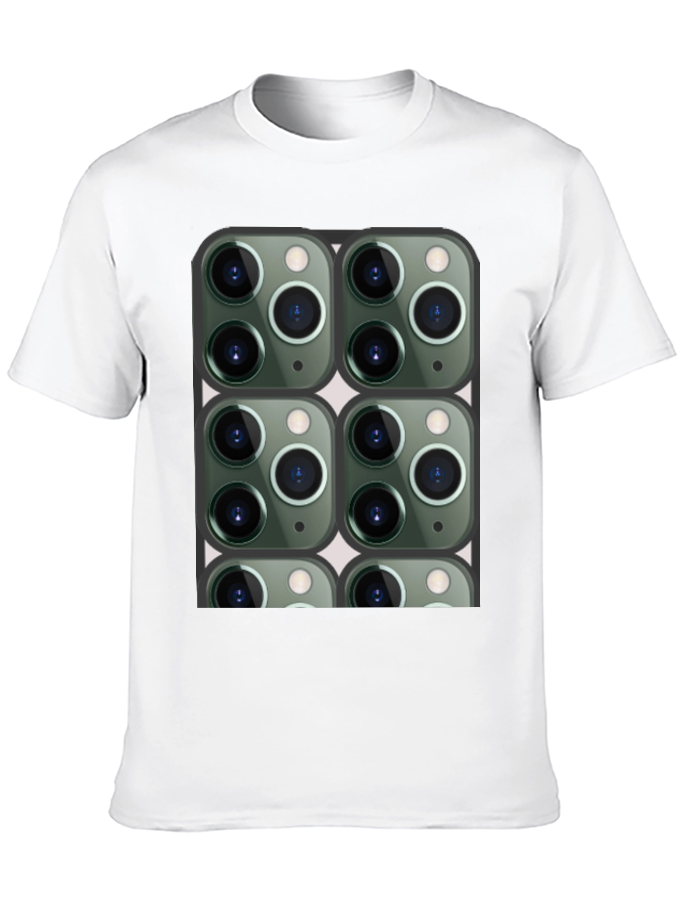 Novelty Camera Print T-Shirt