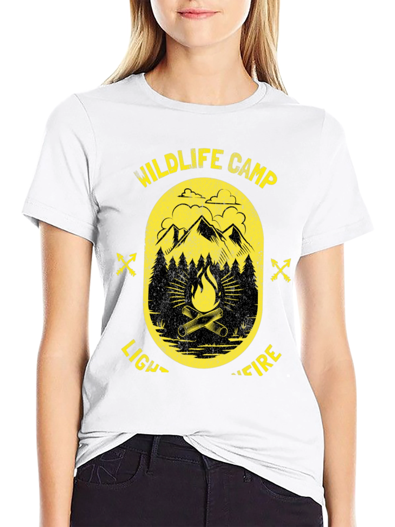 Wildlife Campfire Graphic Tee
