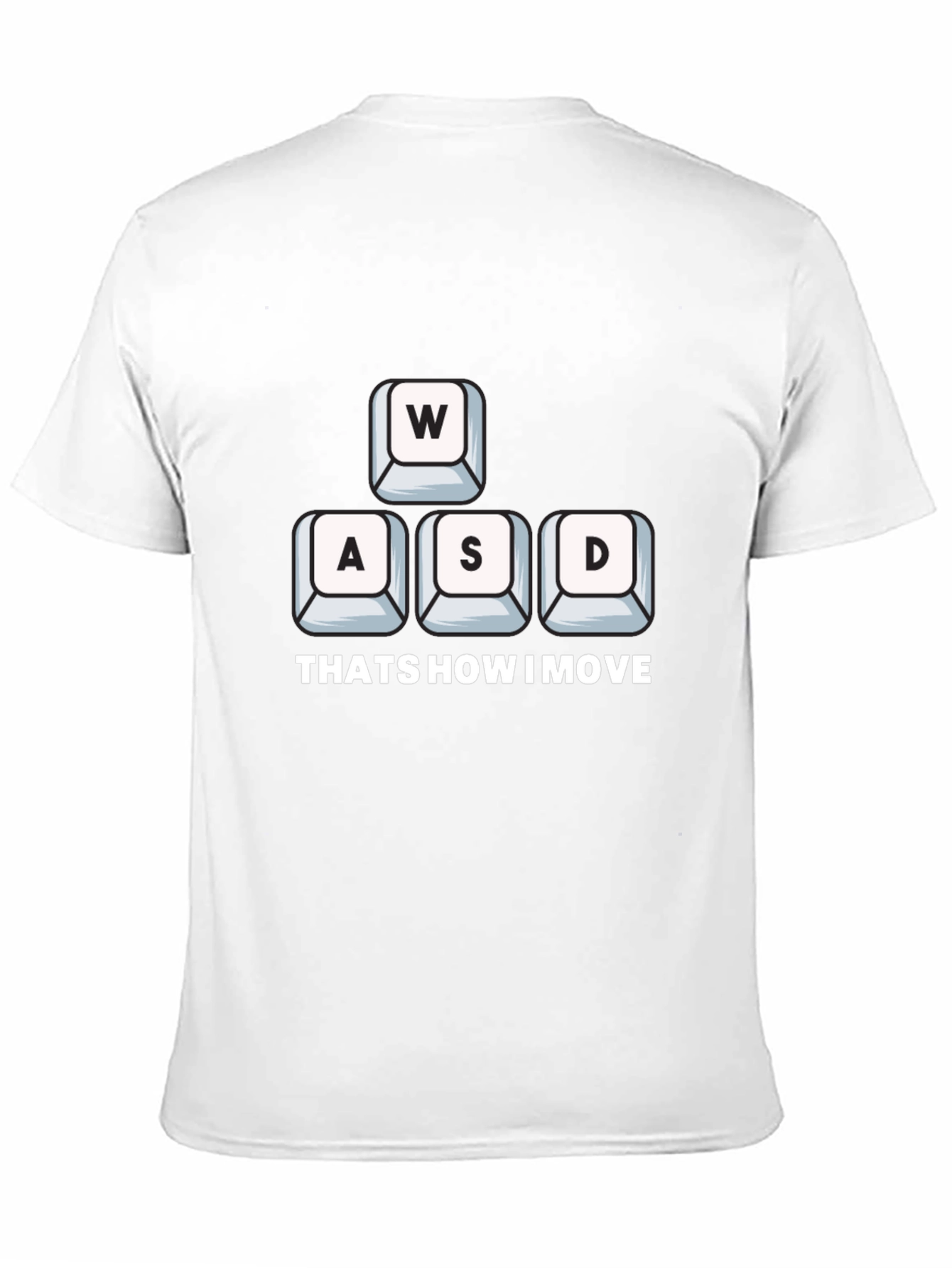 Gamer Move T-Shirt - WASD Keys Design
