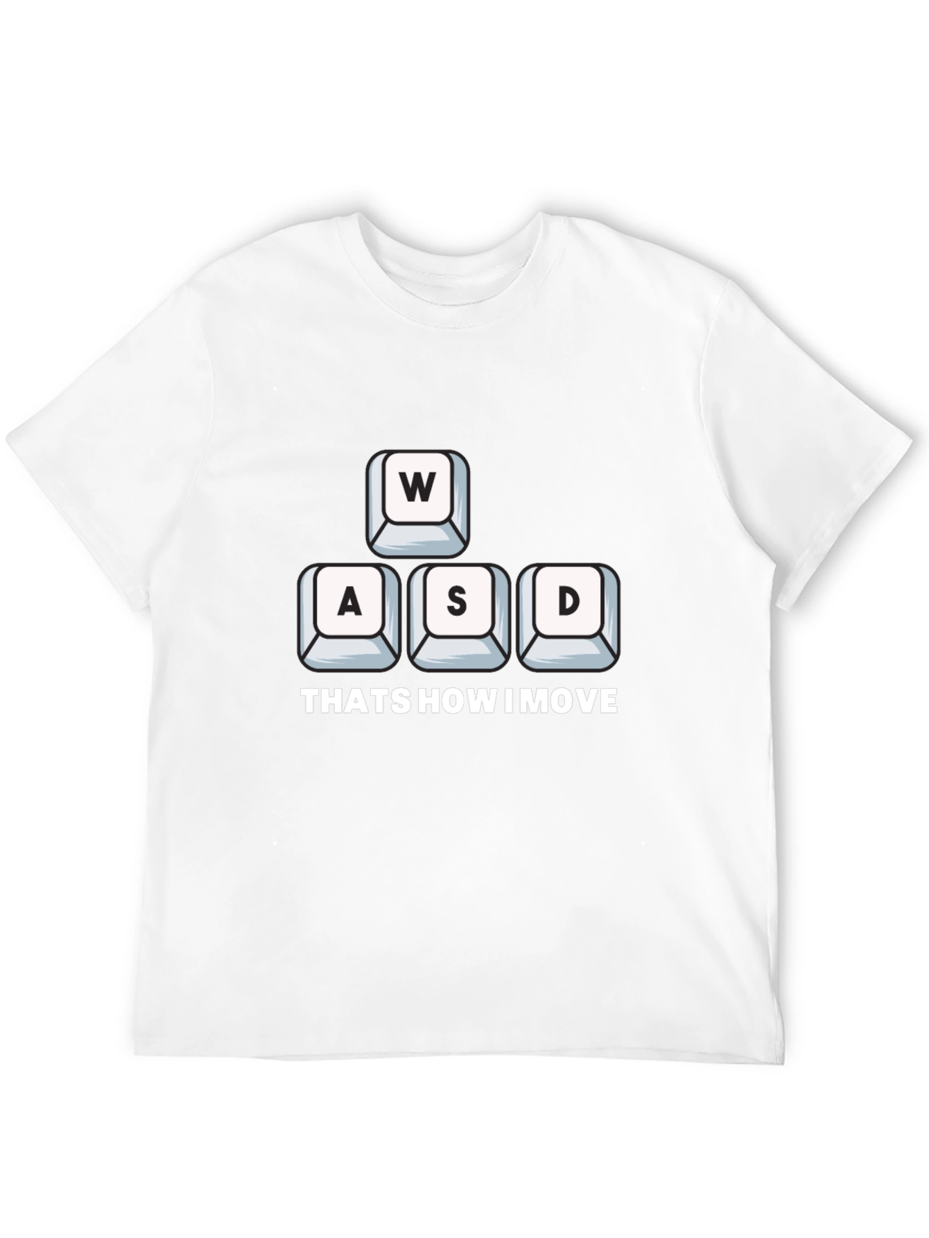 Gamer Move T-Shirt - WASD Keys Design