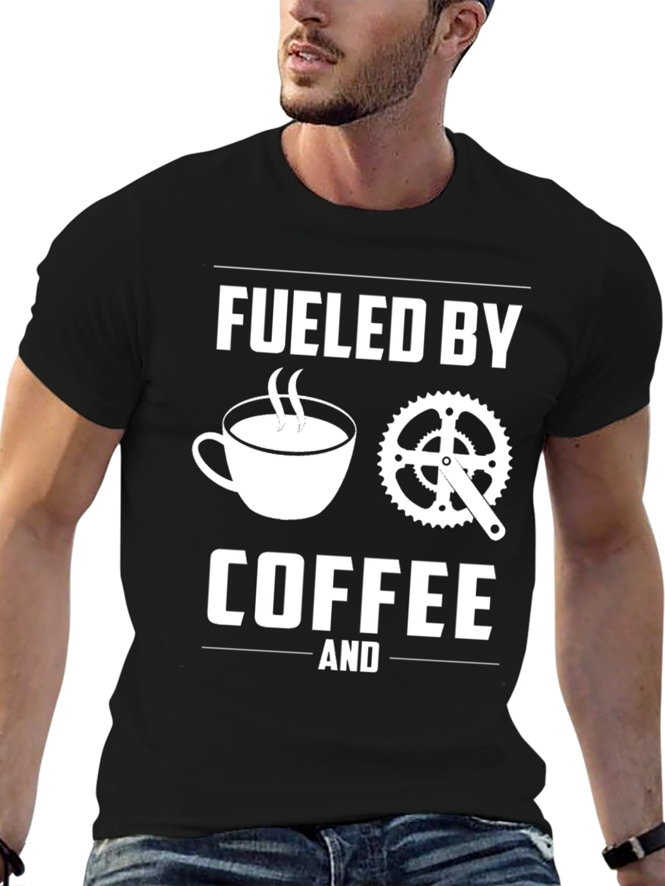 Fueled By Coffee & Cycling T-Shirt