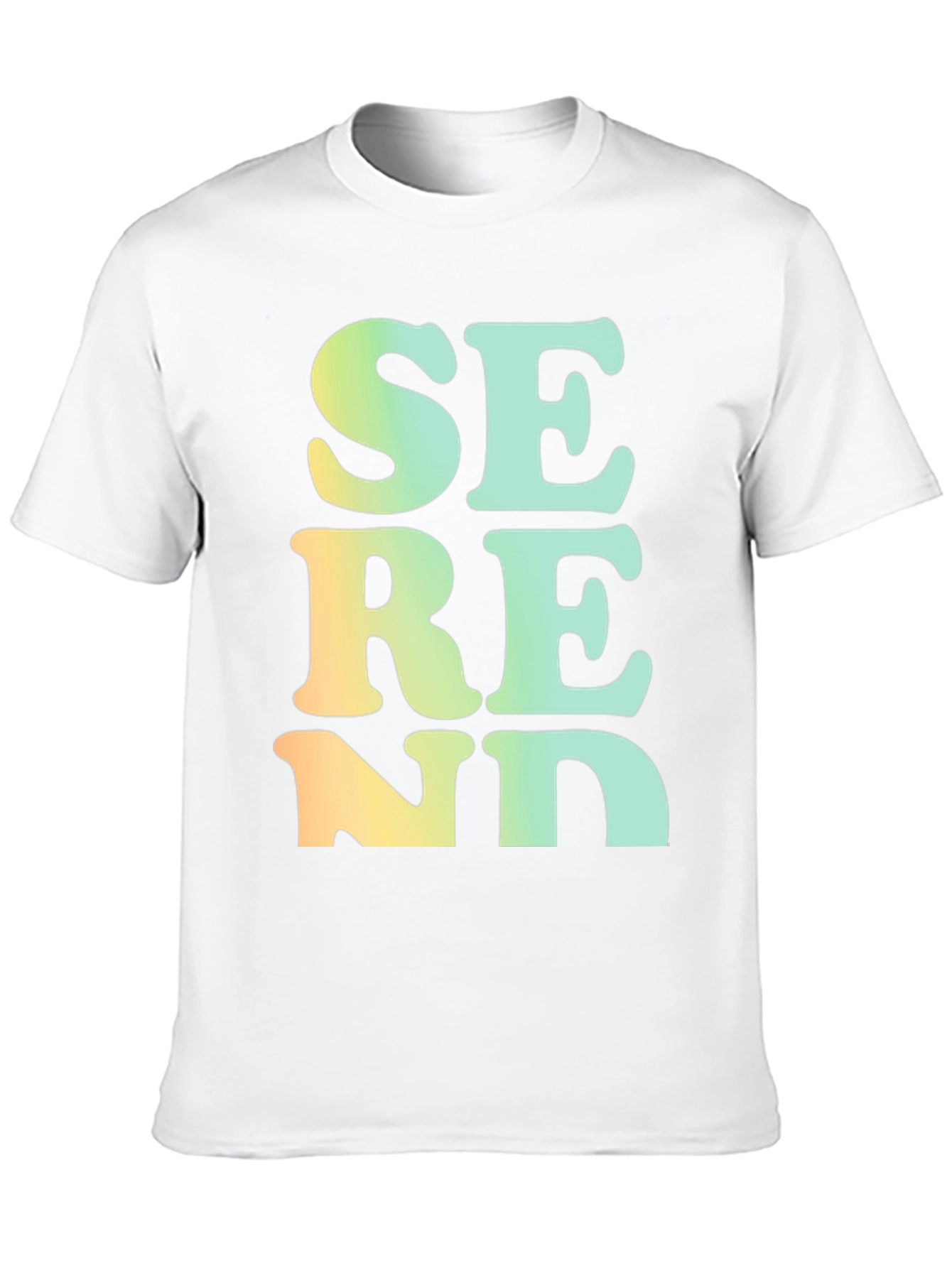 Serene Gradient T-Shirt - Black
