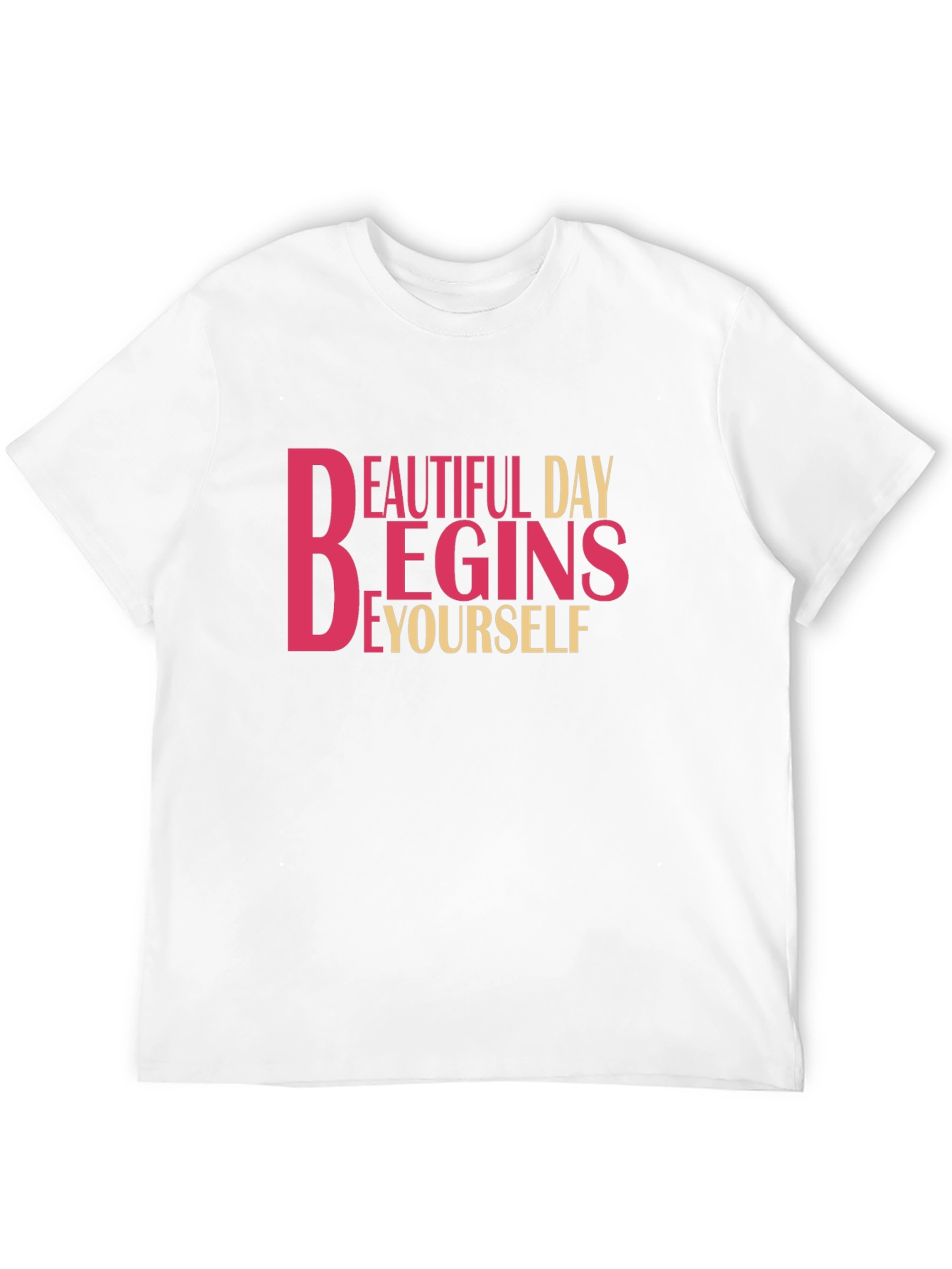 Inspirational Black T-Shirt - Beautiful Day Begins