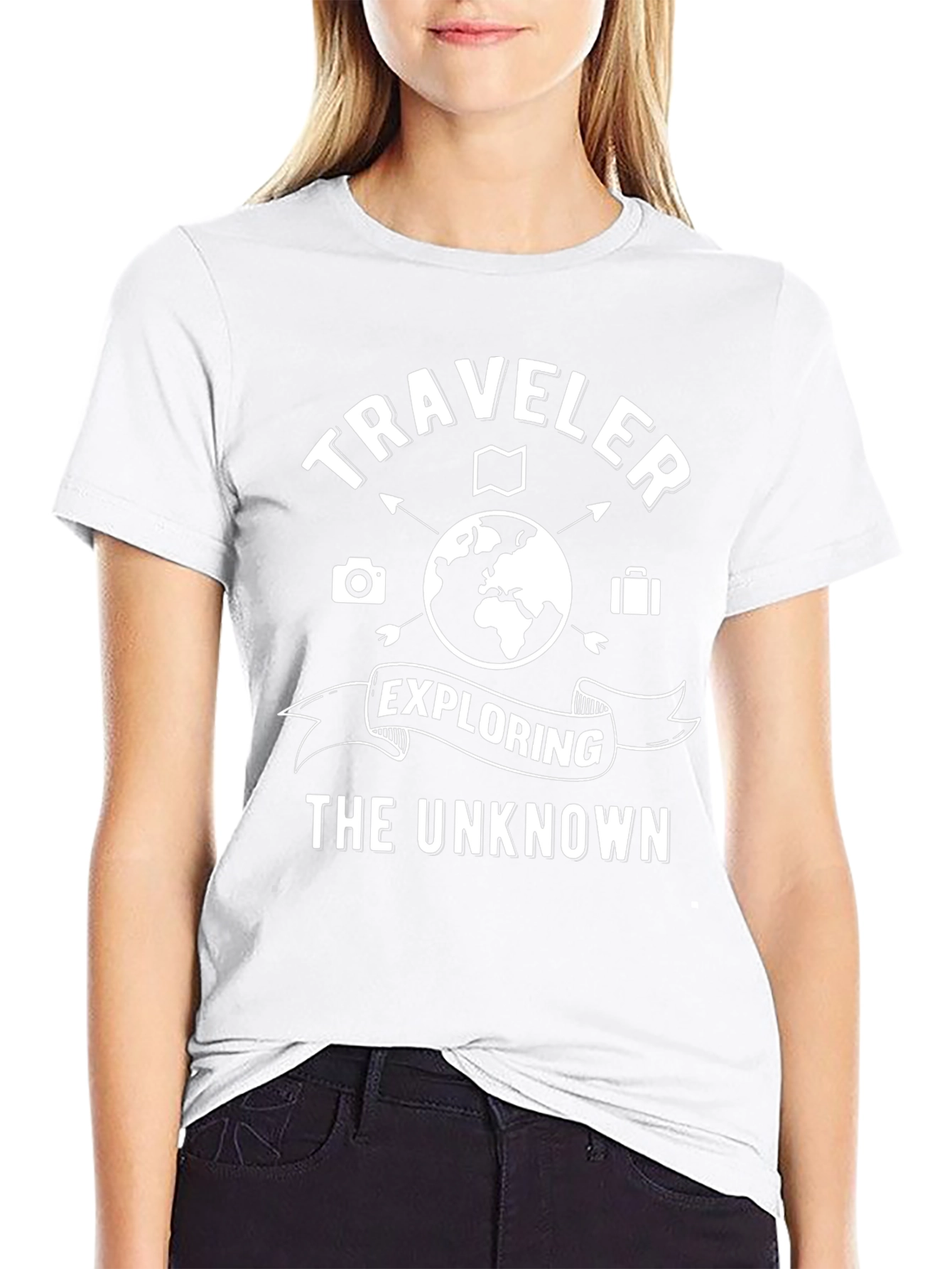 Traveler Exploring the Unknown Graphic T-Shirt