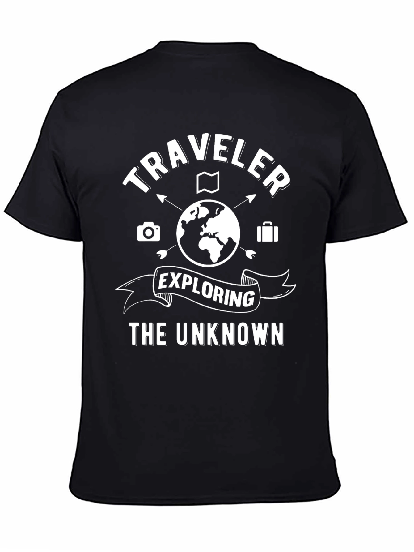 Traveler Exploring the Unknown Graphic T-Shirt