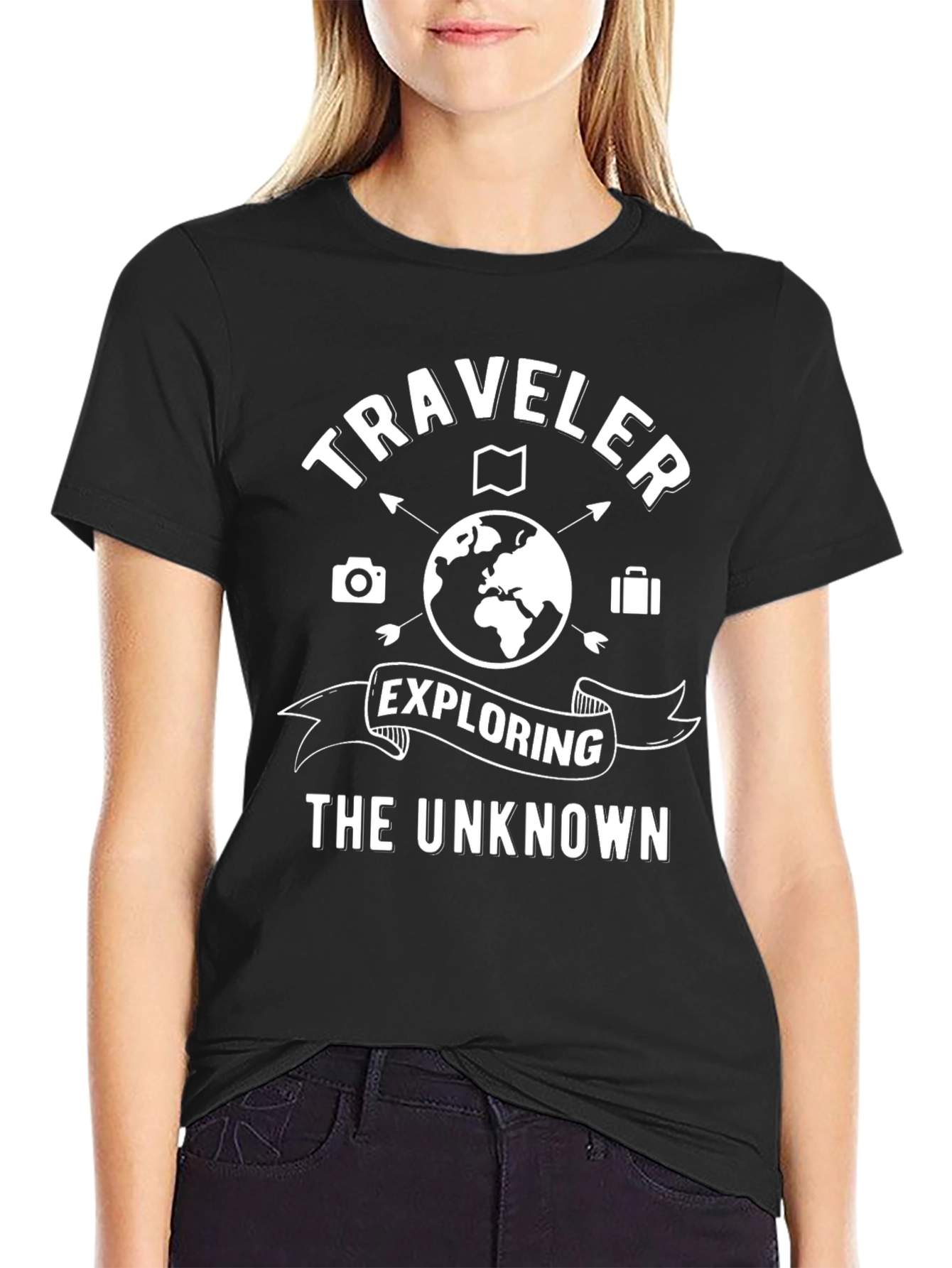 Traveler Exploring the Unknown Graphic T-Shirt