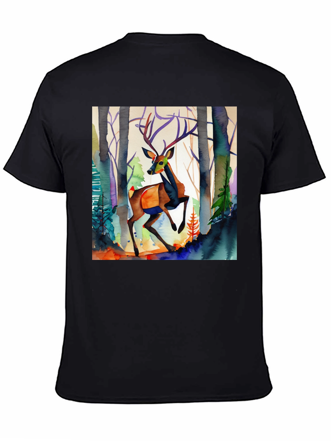 Watercolor Deer Graphic Tee