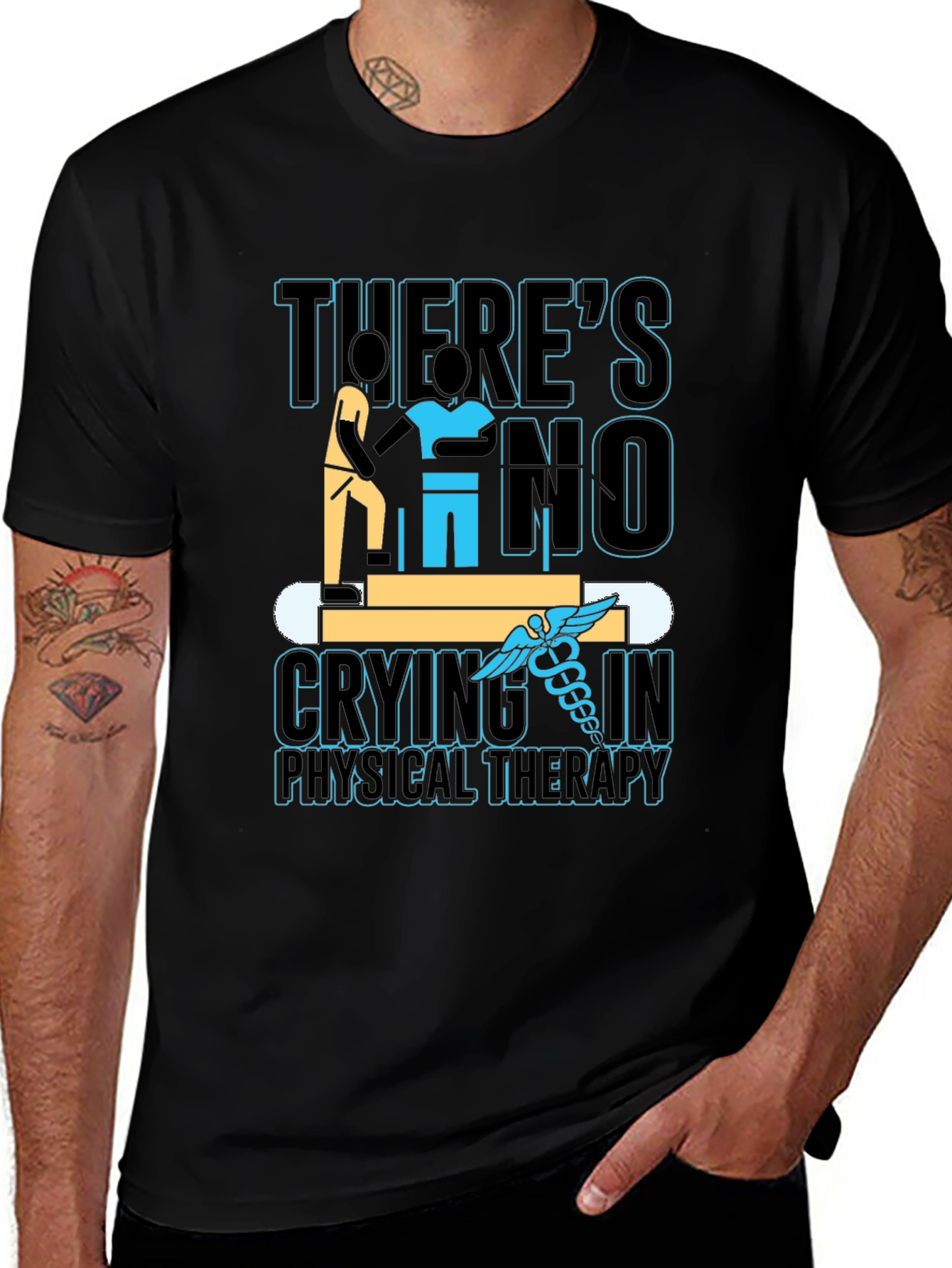 Physical Therapy T-Shirt: No Crying!