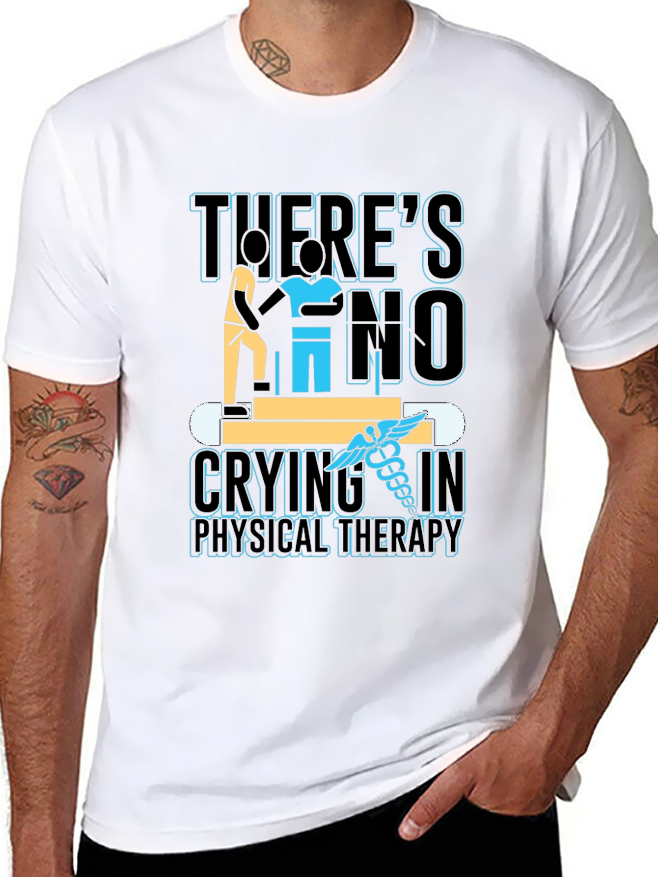 Physical Therapy T-Shirt: No Crying!