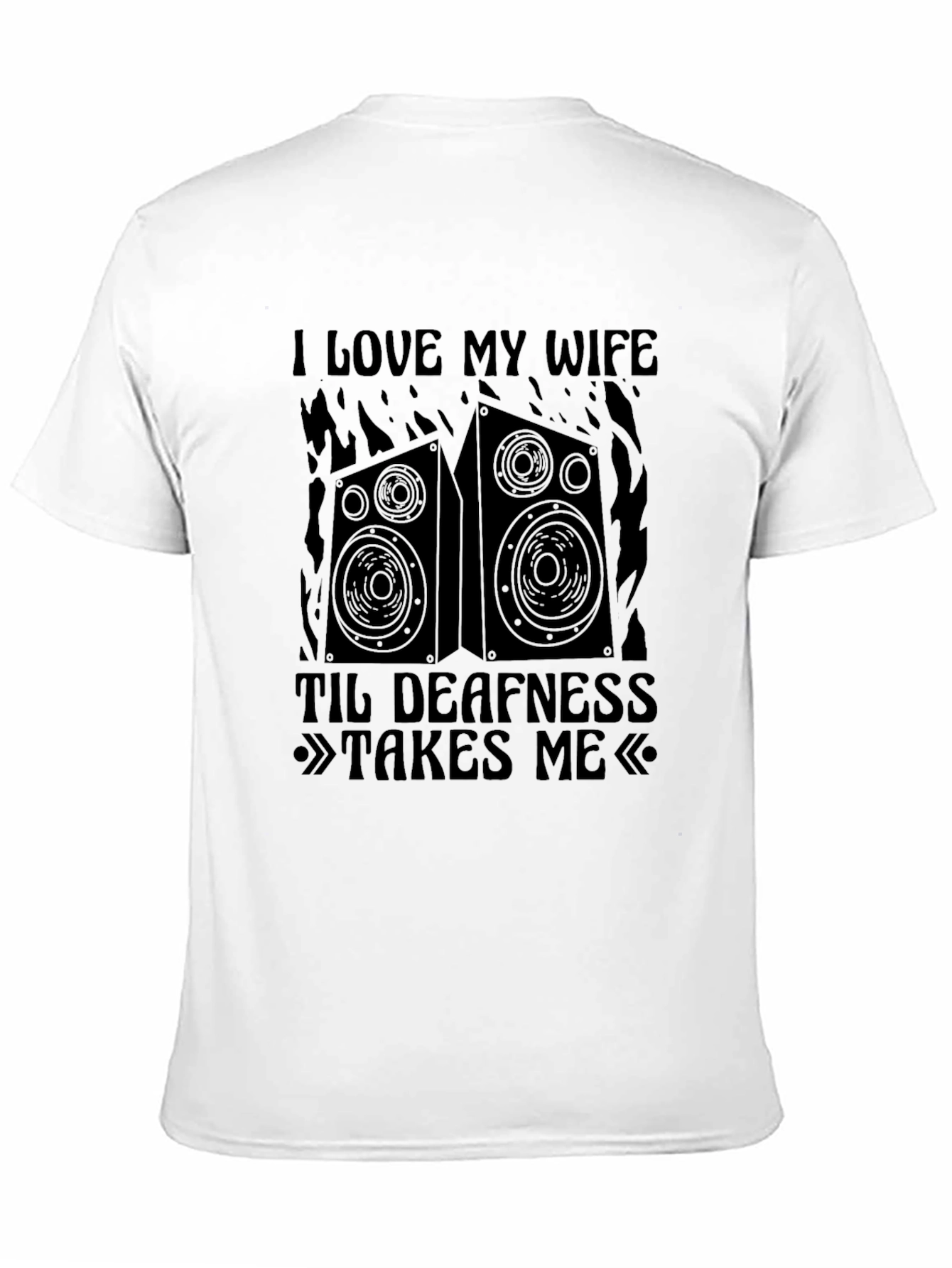 I Love My Wife Speaker Graphic Tee
