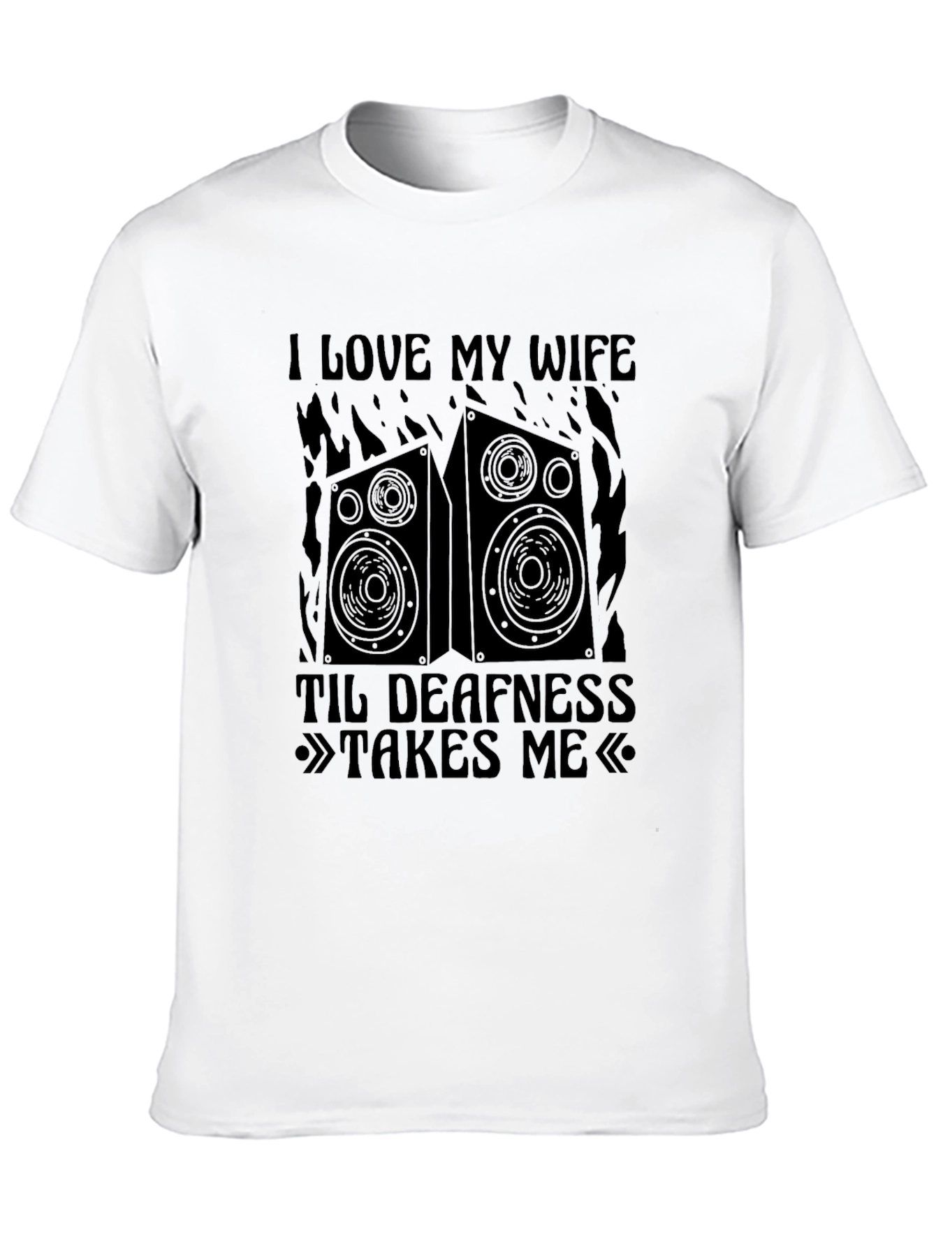 I Love My Wife Speaker Graphic Tee