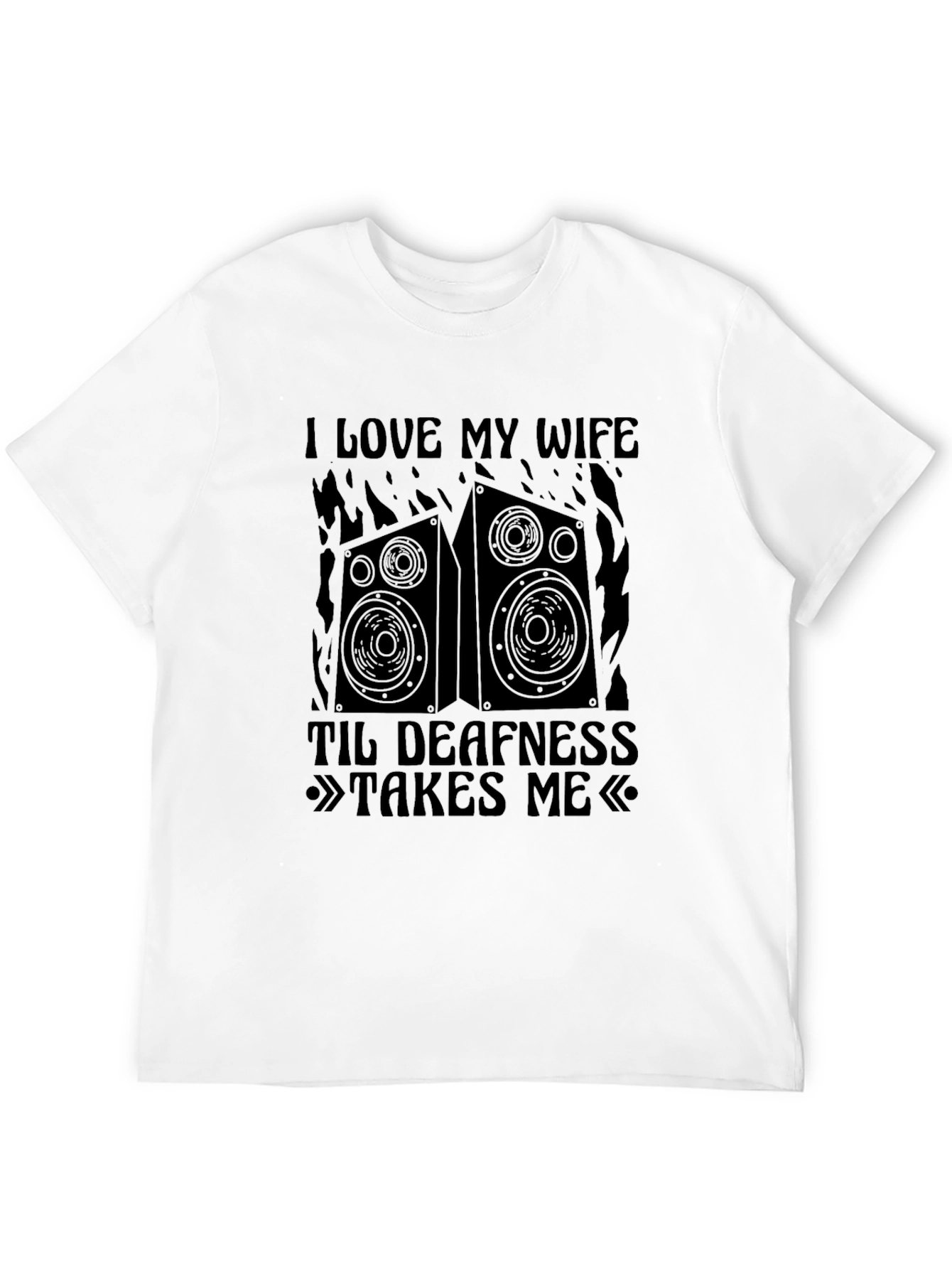 I Love My Wife Speaker Graphic Tee