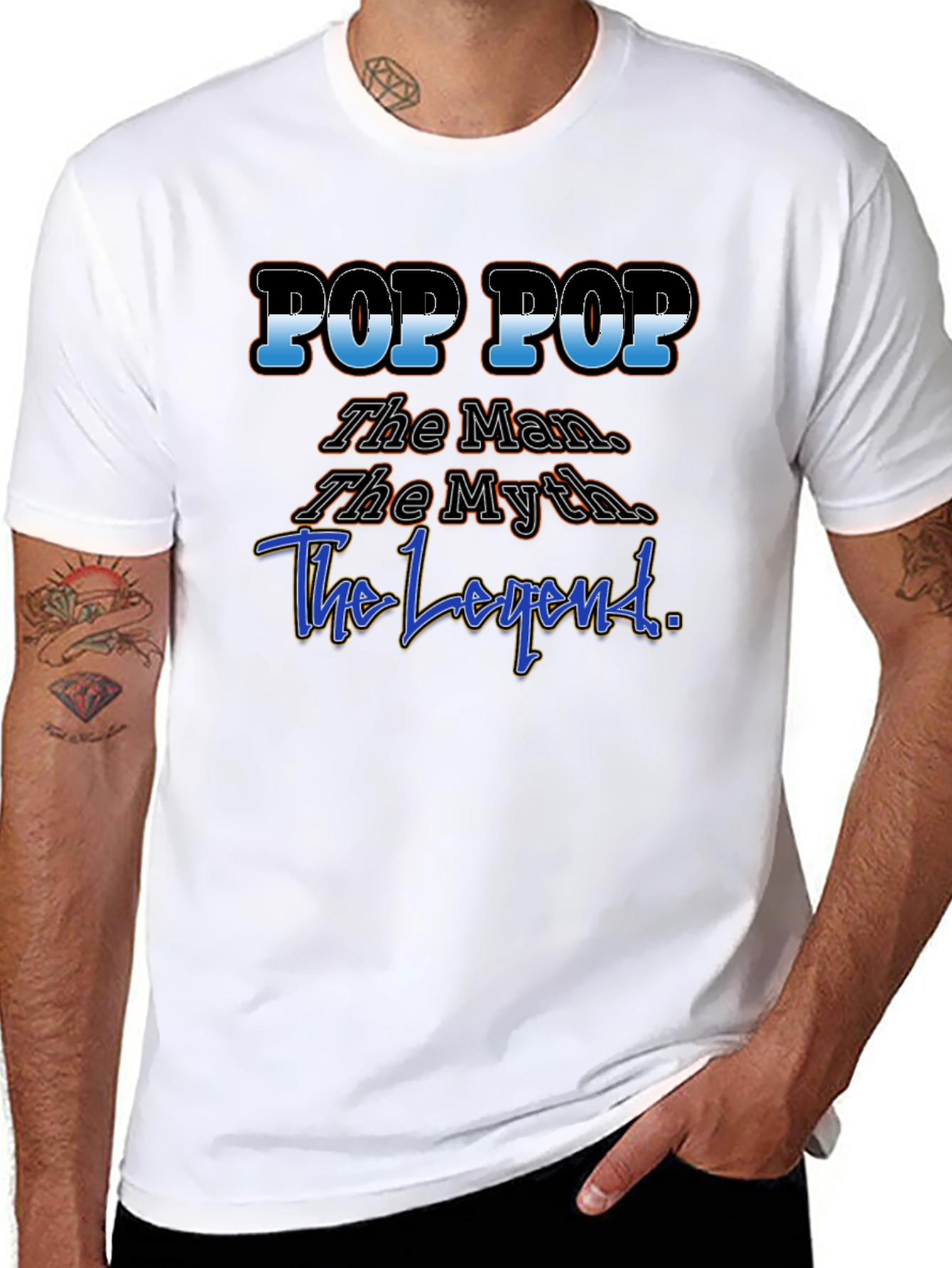 Pop Pop The Man The Myth The Legend T-Shirt