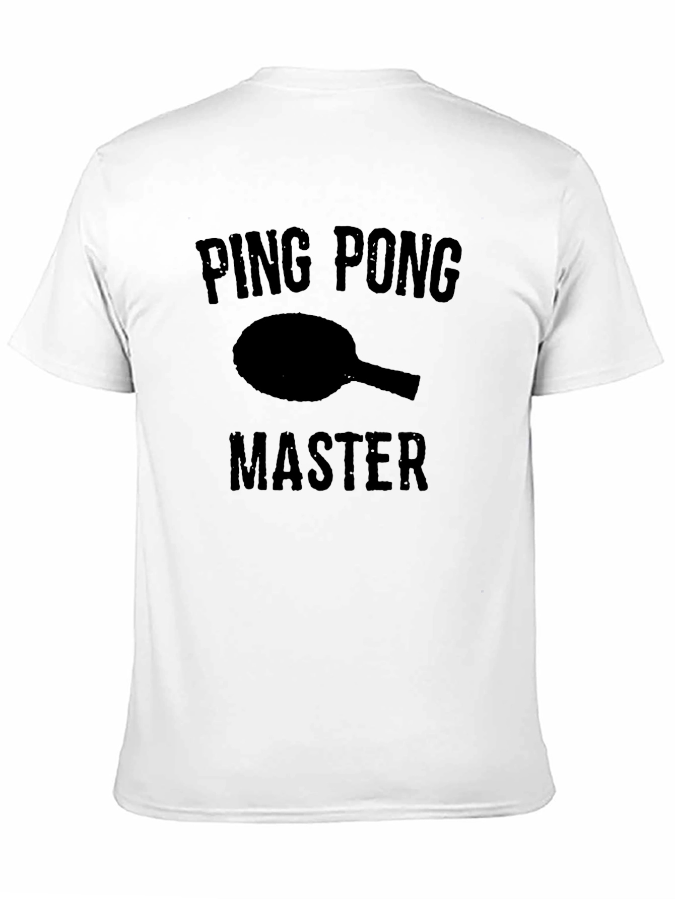 Ping Pong Master T-Shirt - Black Graphic Tee