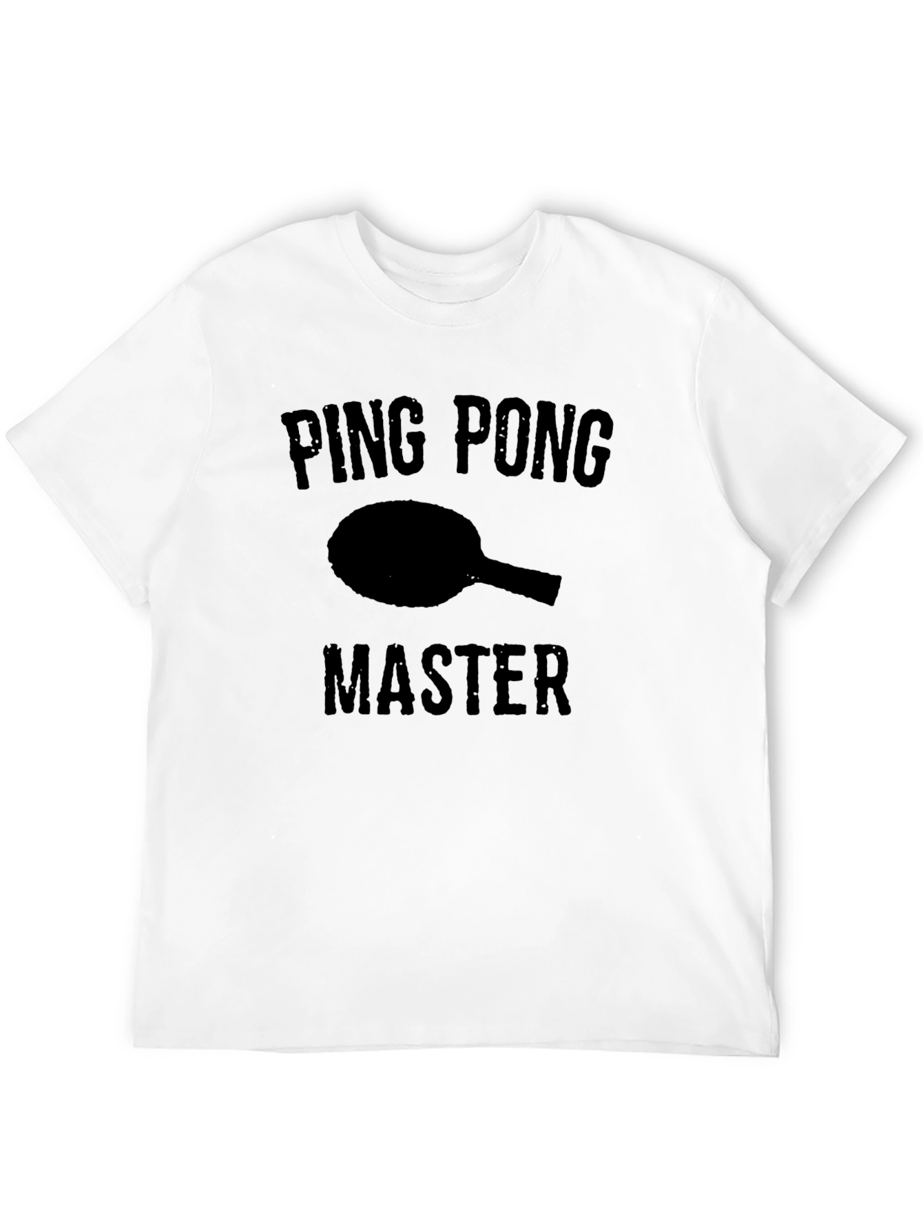 Ping Pong Master T-Shirt - Black Graphic Tee