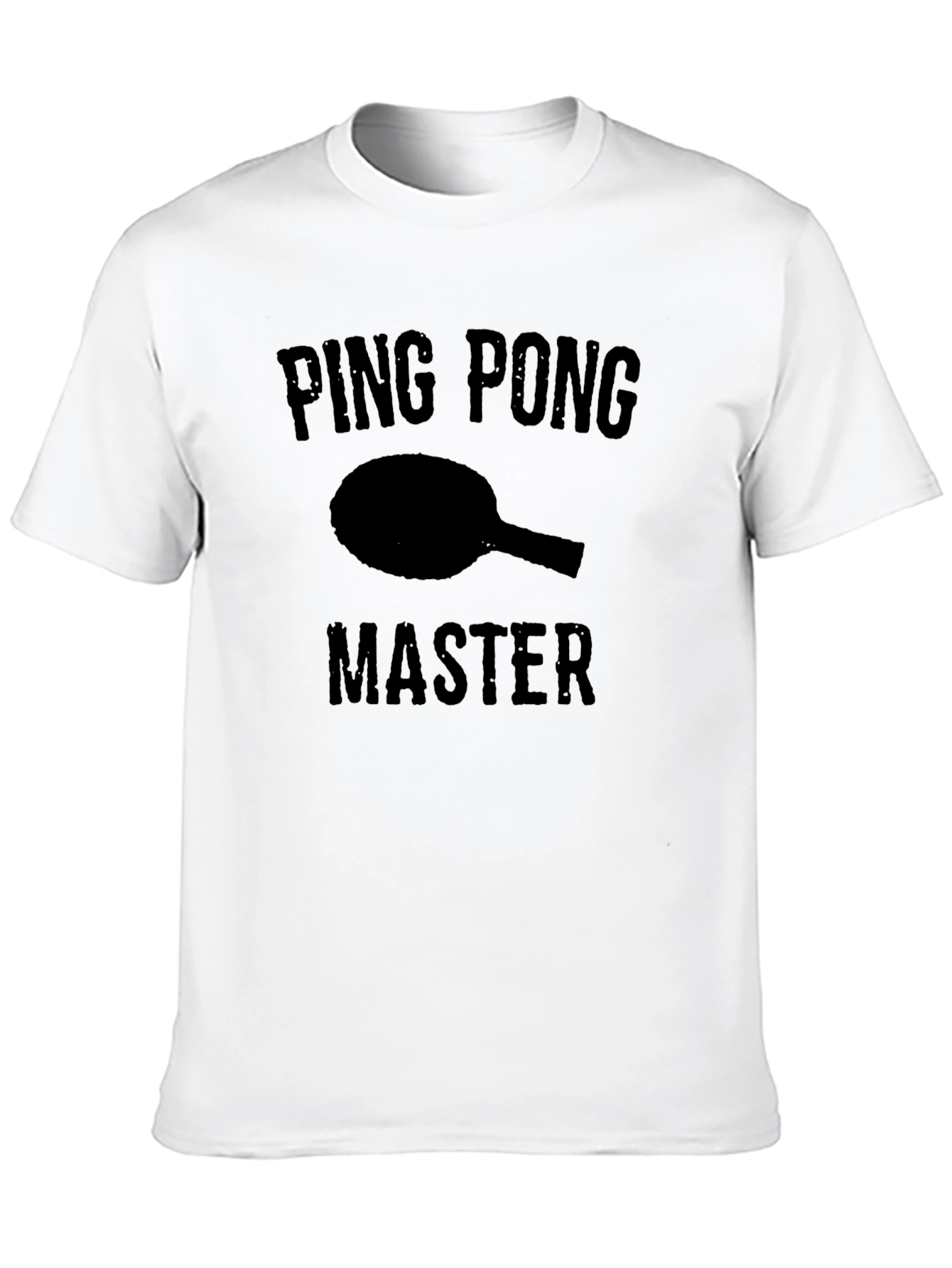 Ping Pong Master T-Shirt - Black Graphic Tee