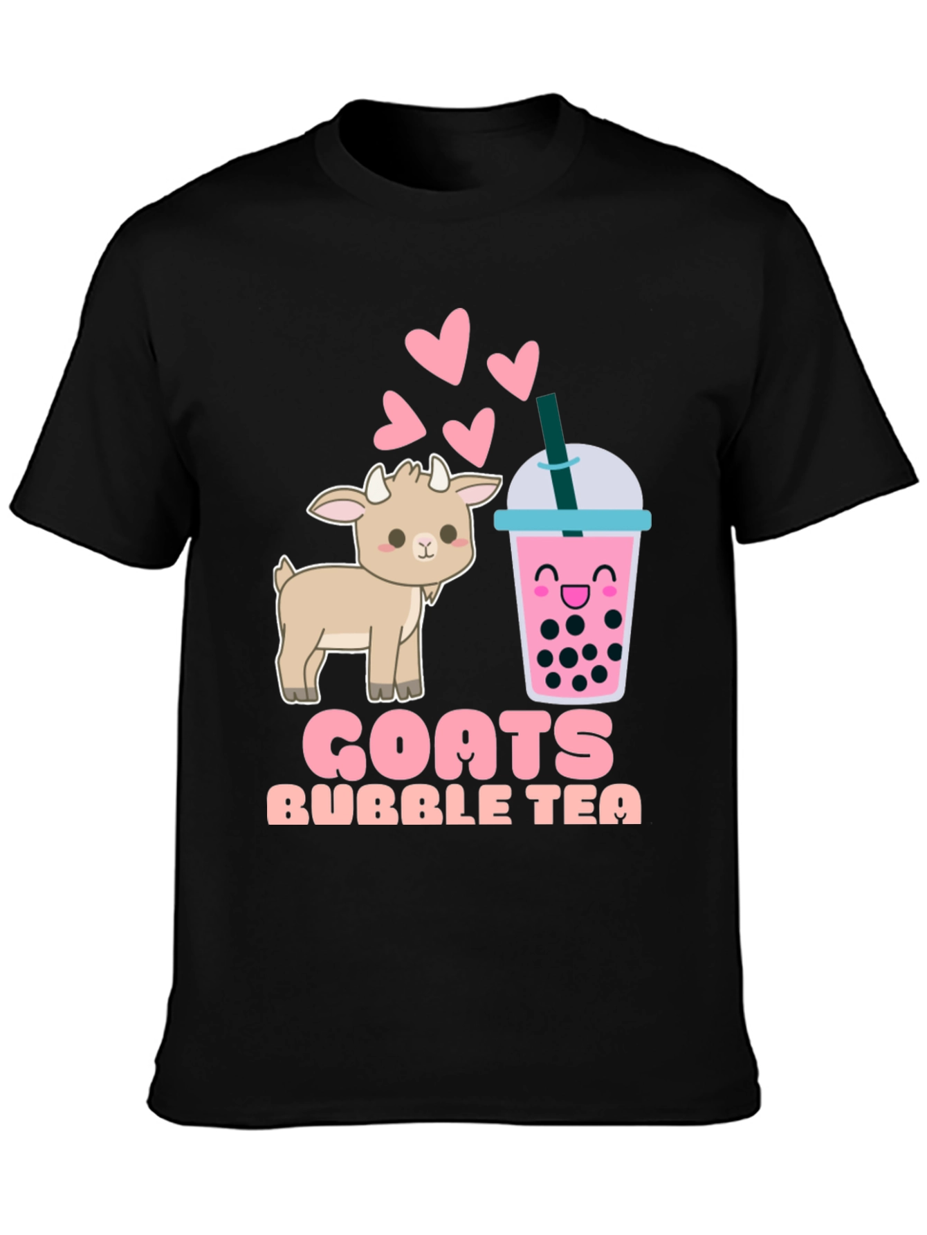 Goats Bubble Tea T-Shirt Cute Kawaii Boba Tee