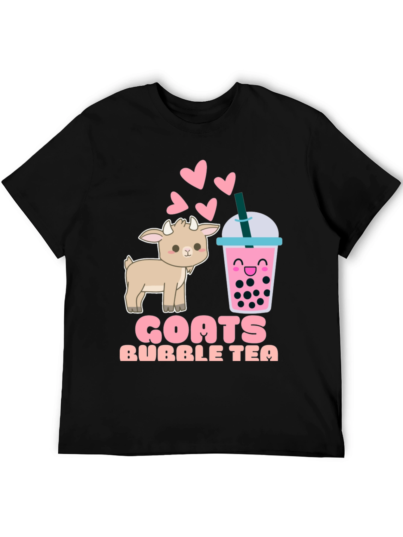 Goats Bubble Tea T-Shirt Cute Kawaii Boba Tee