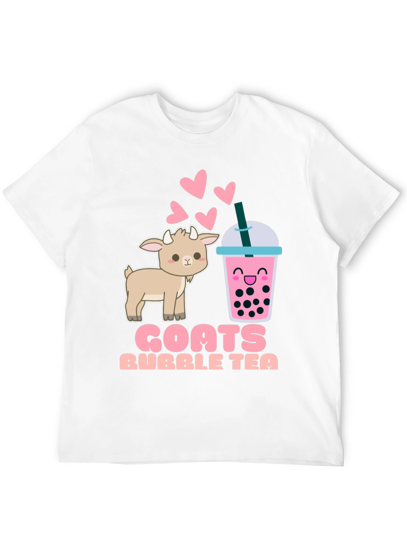 Goats Bubble Tea T-Shirt Cute Kawaii Boba Tee