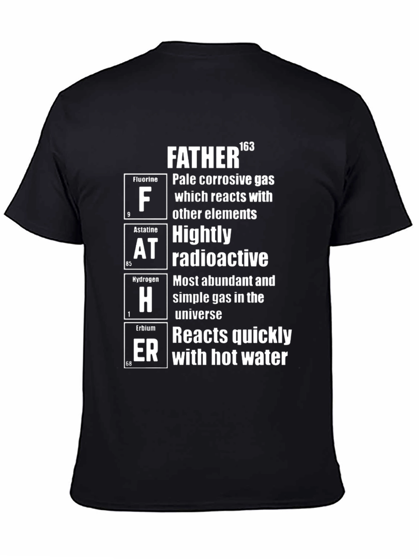 Father Periodic Table T-Shirt - Chemistry Dad Tee