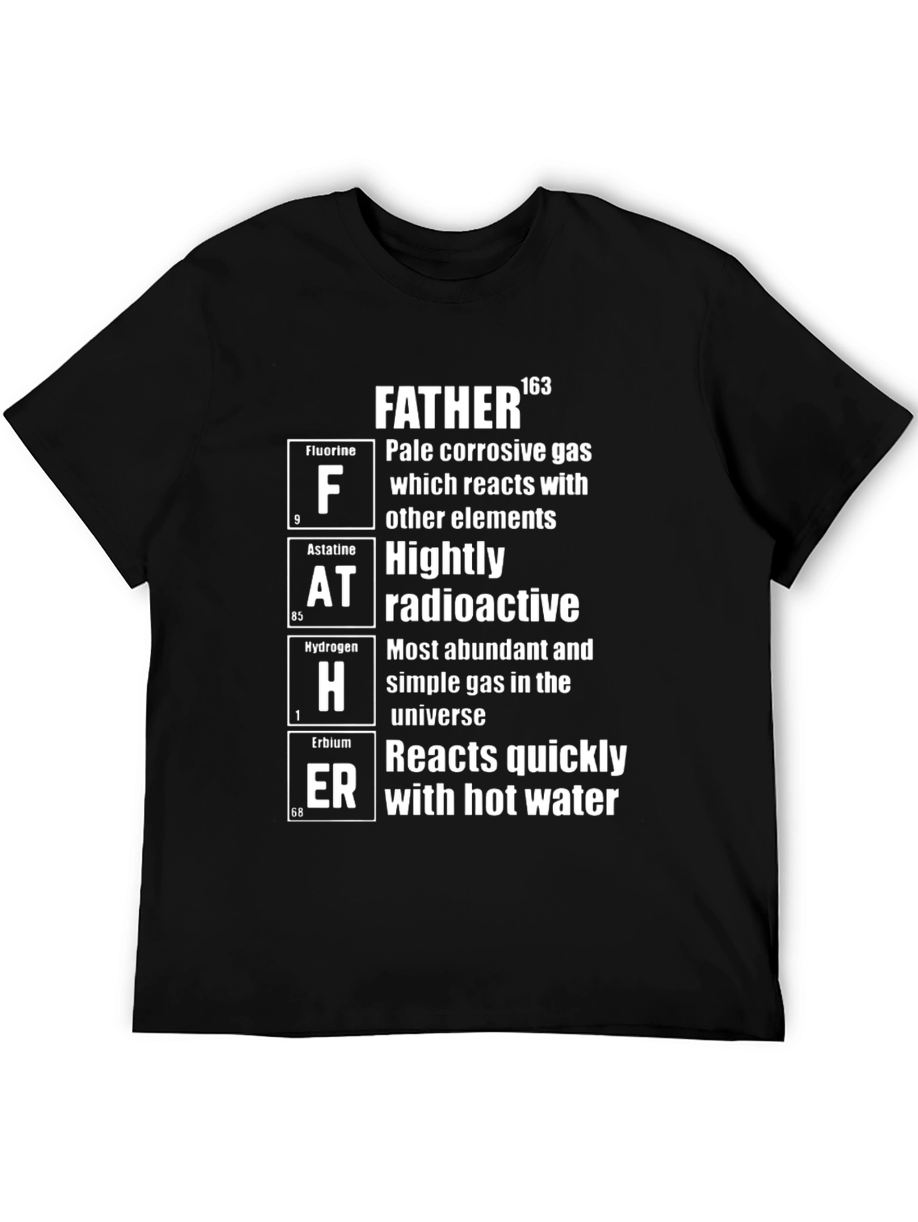 Father Periodic Table T-Shirt - Chemistry Dad Tee