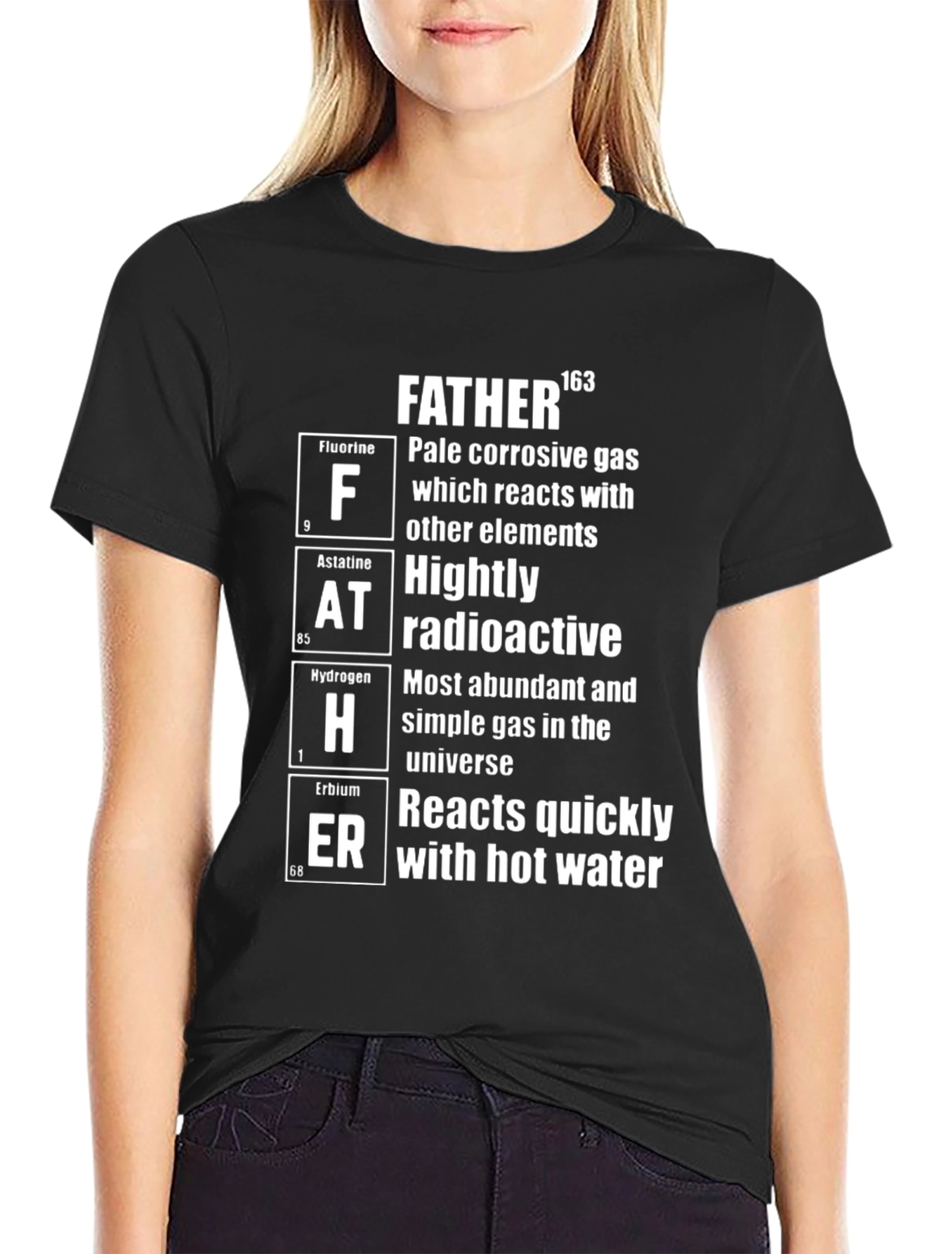 Father Periodic Table T-Shirt - Chemistry Dad Tee