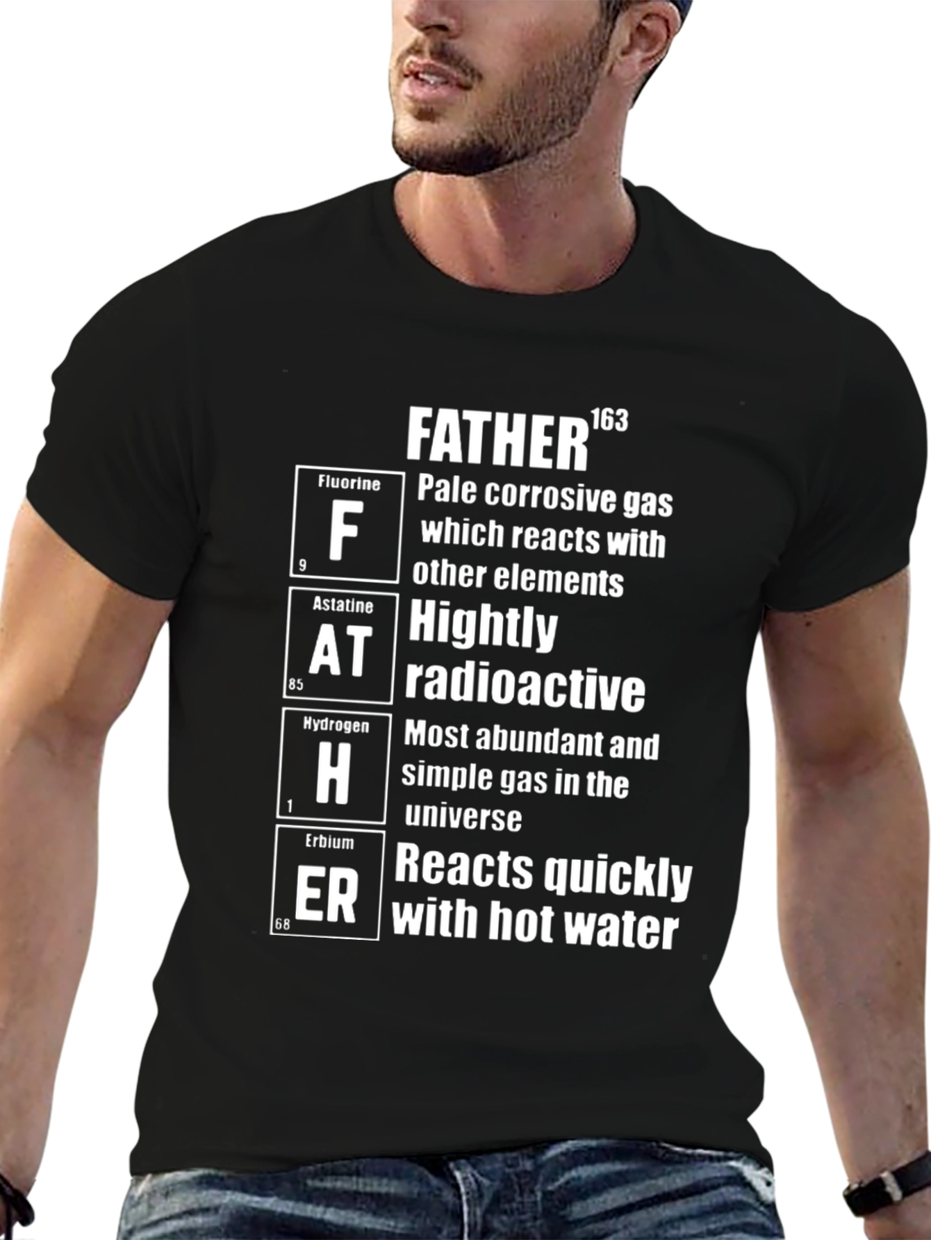 Father Periodic Table T-Shirt - Chemistry Dad Tee