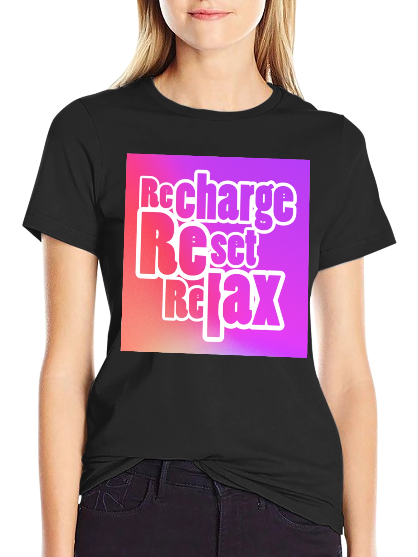 Recharge Reset Relax Graphic Tee
