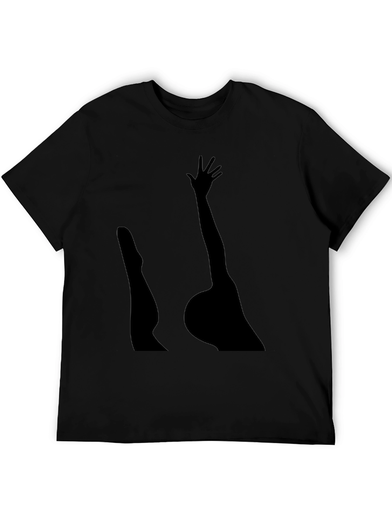 Silhouette Arm & Leg Black Tee
