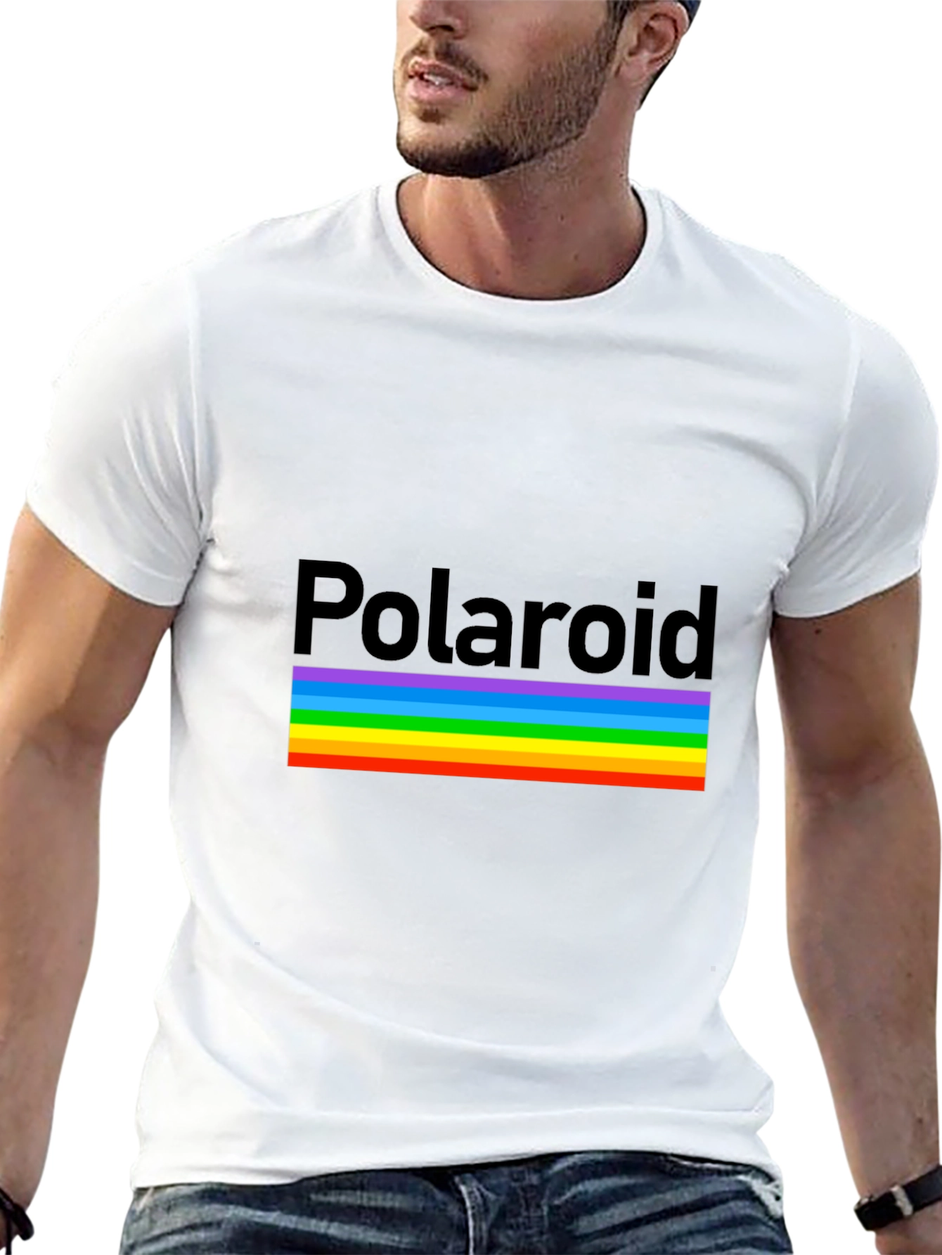 Retro Polaroid Rainbow T-Shirt