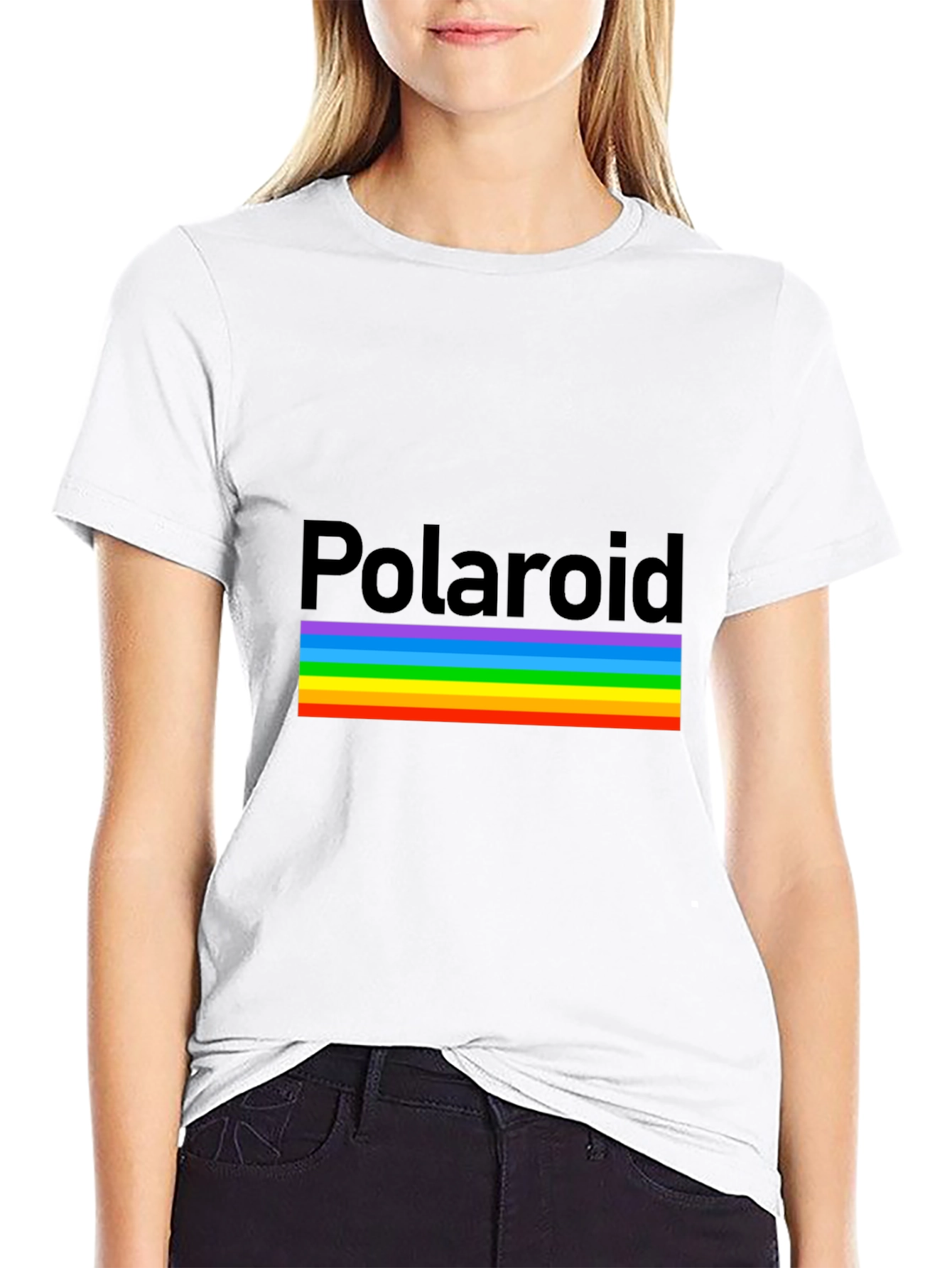 Retro Polaroid Rainbow T-Shirt