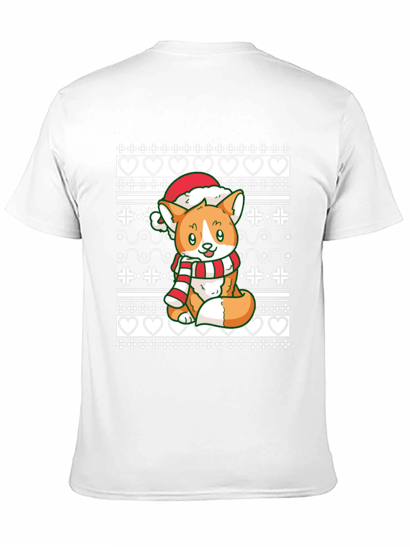 Festive Corgi Christmas T-Shirt