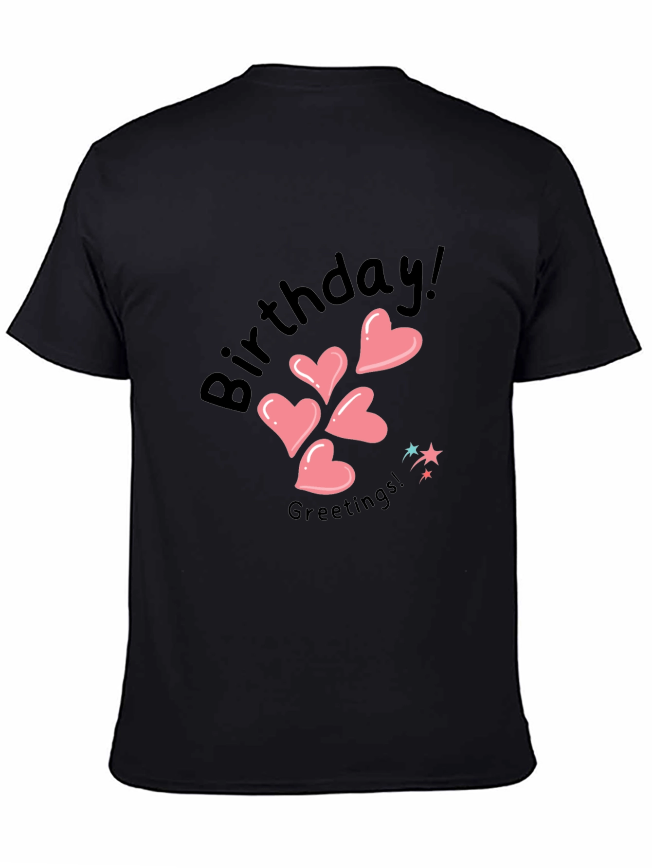 Birthday Greetings Heart T-Shirt