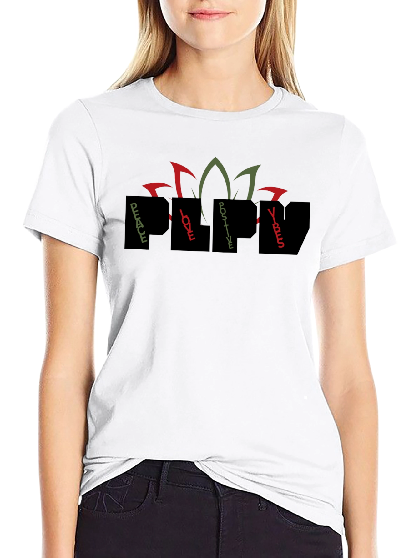 Positive Vibes Graphic Tee - Black T-Shirt
