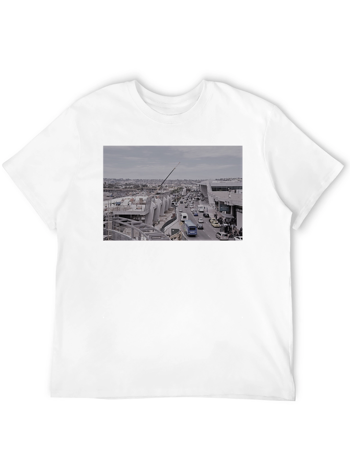 Cityscape Graphic Black T-Shirt