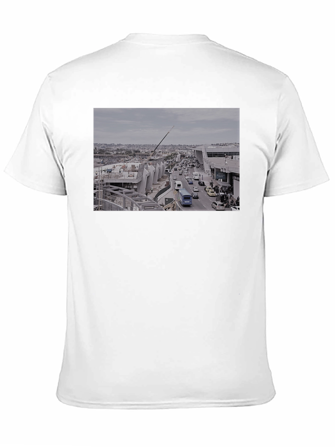 Cityscape Graphic Black T-Shirt