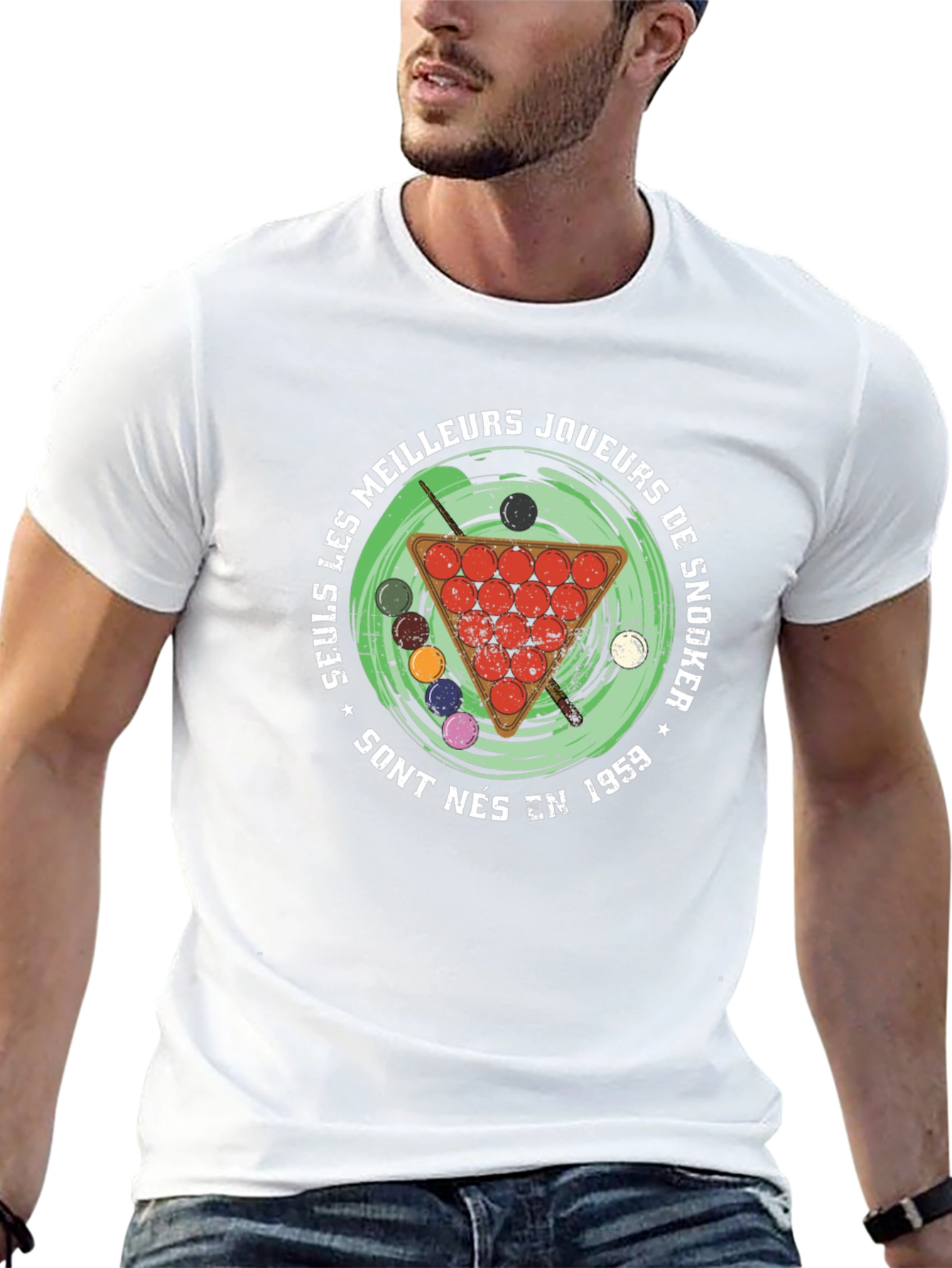 Snooker Lovers T-Shirt Born In 1959