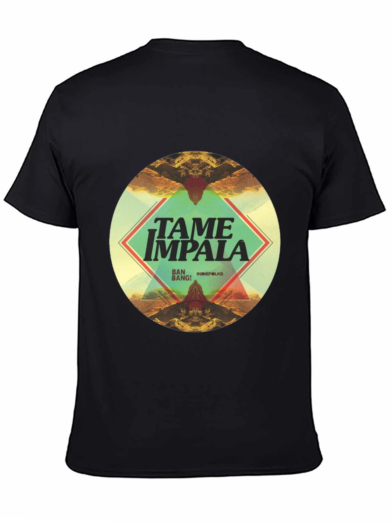 Tame Impala Graphic Print Black T-Shirt