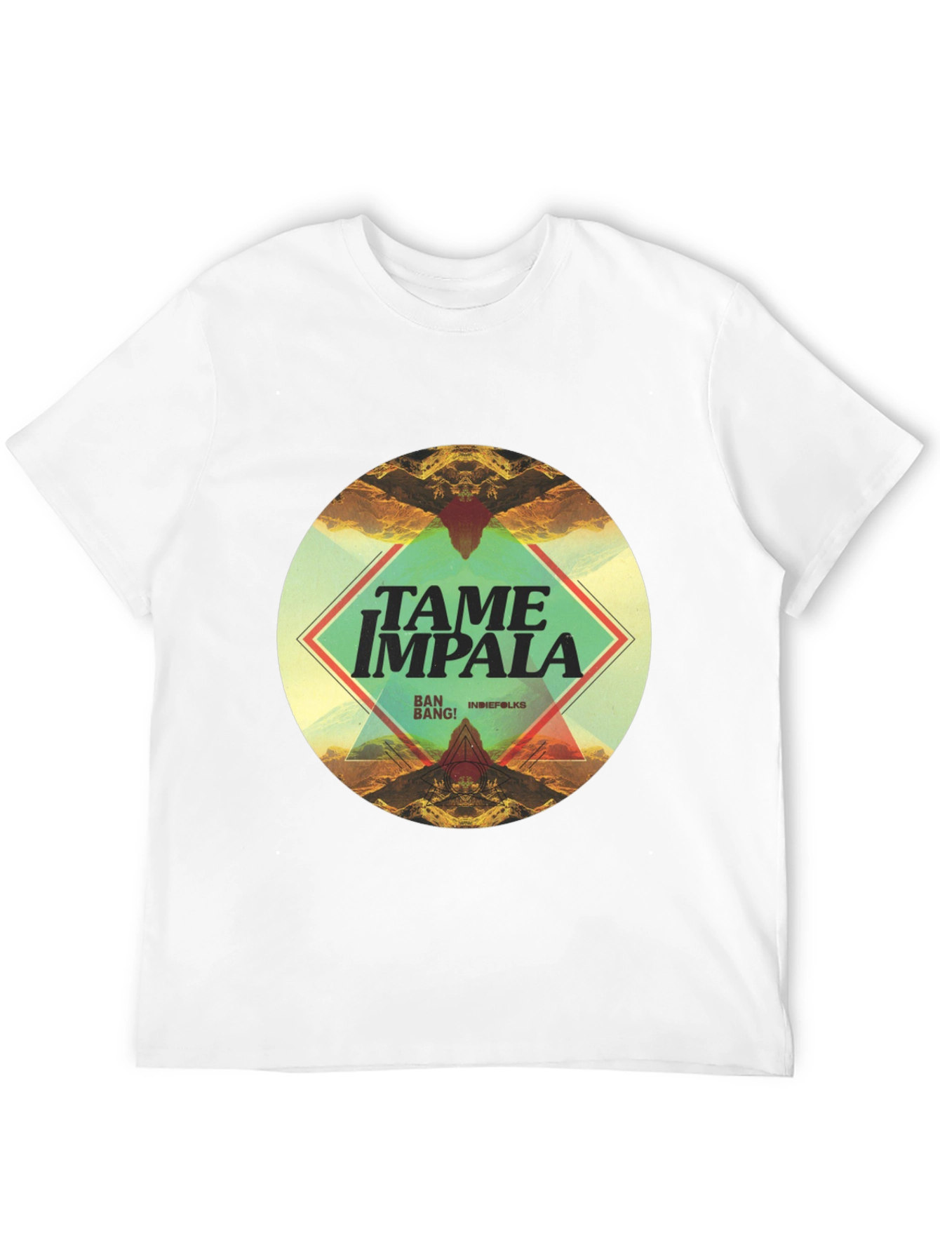 Tame Impala Graphic Print Black T-Shirt
