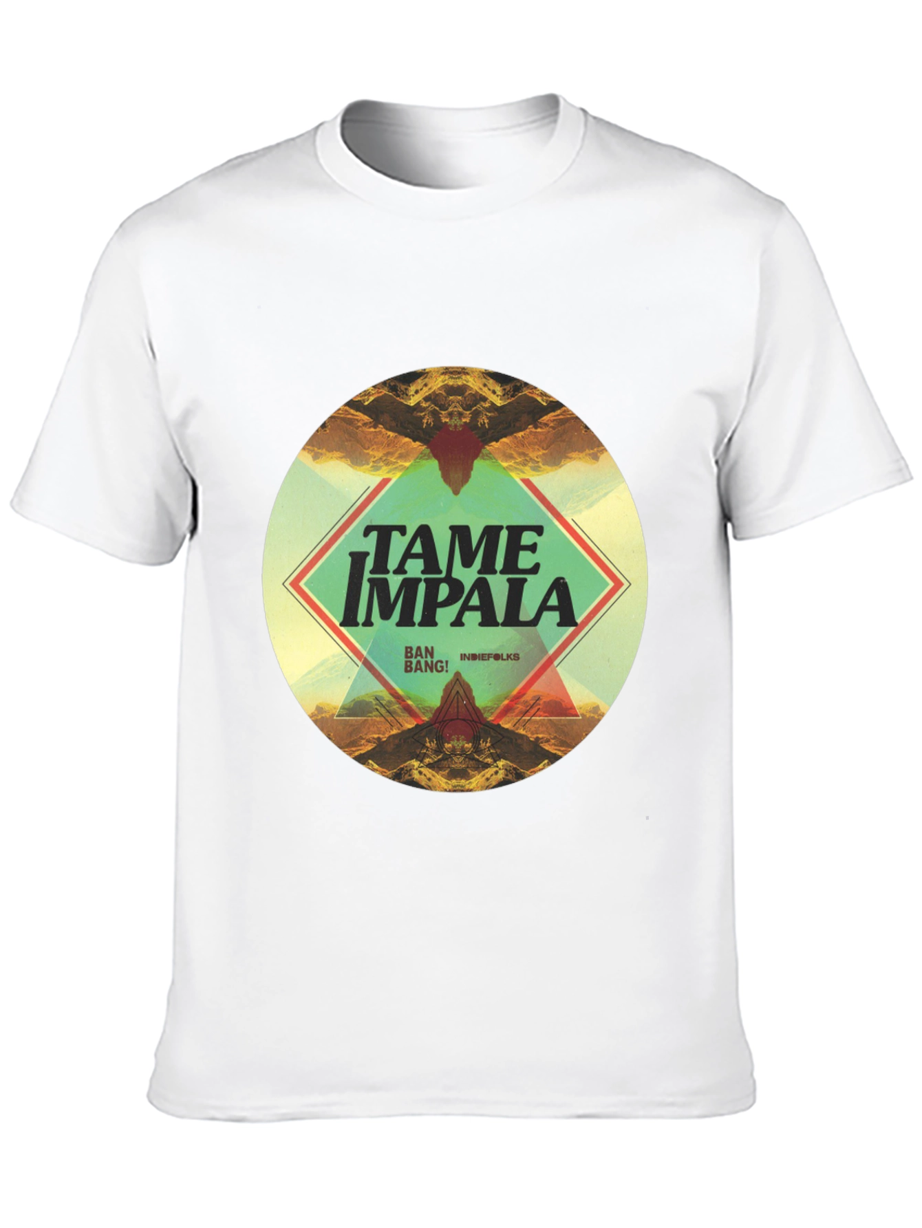 Tame Impala Graphic Print Black T-Shirt