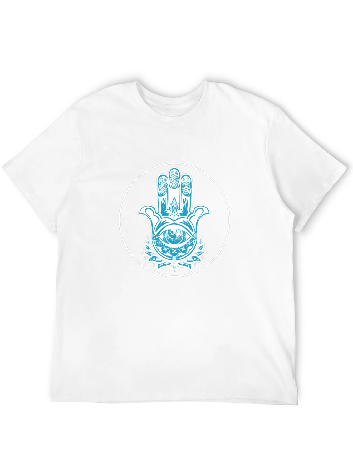 Hamsa Hand Graphic Black Tee