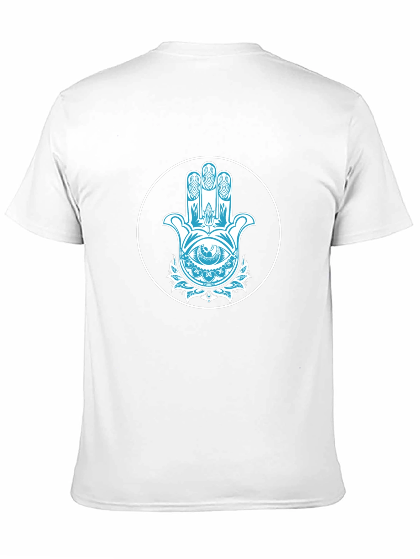 Hamsa Hand Graphic Black Tee